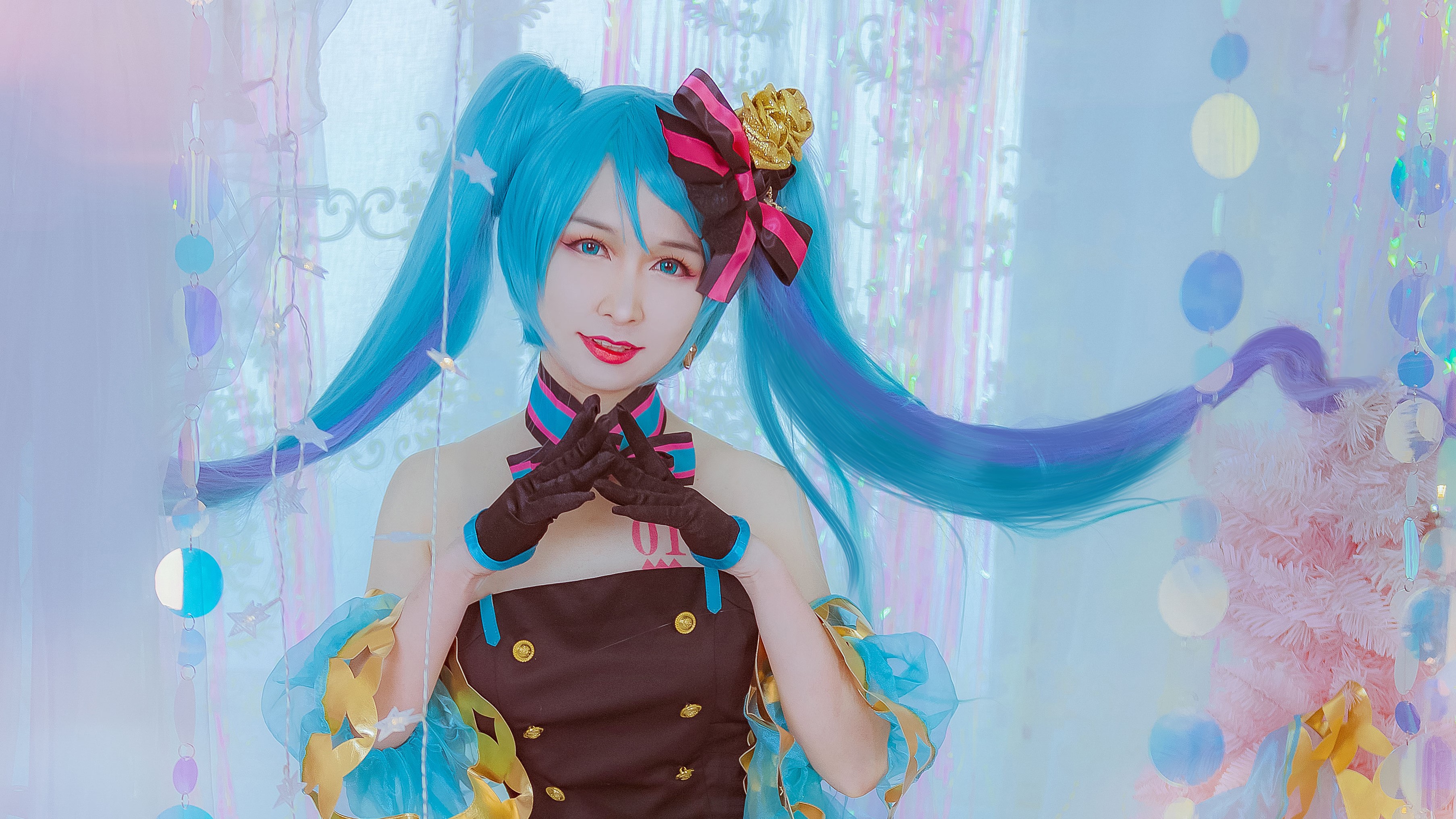 初音未来cosplay 世界第一的公主殿下最可爱了！-二次元