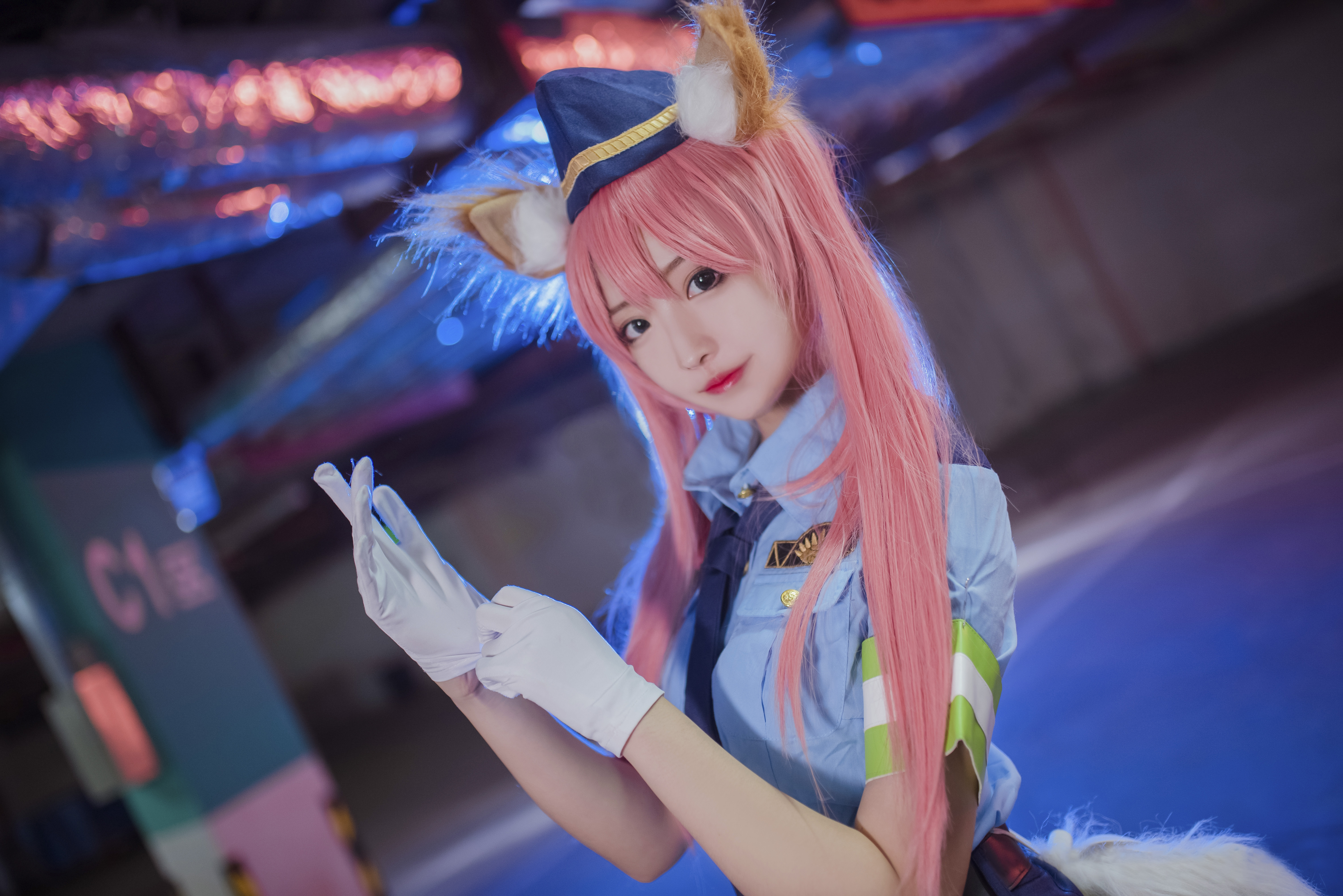 玉藻前女警cosplay-二次元