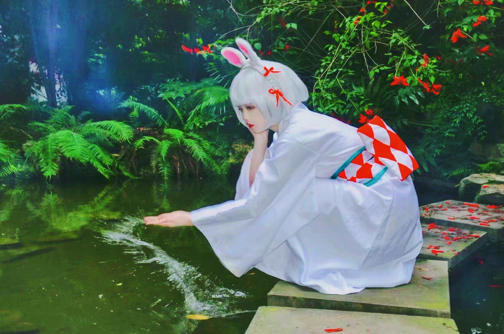 阴阳师山兔cosplay-二次元