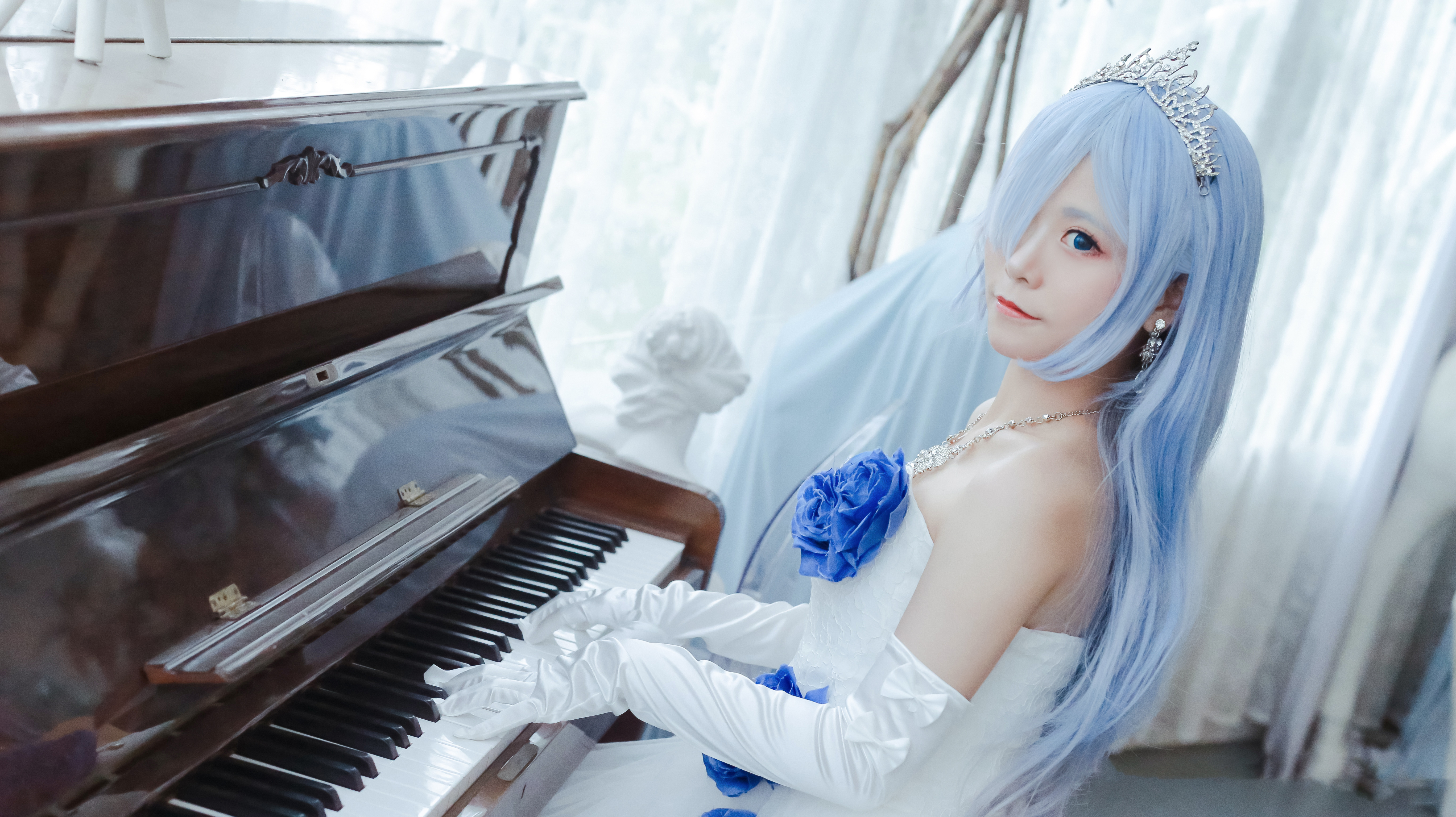 雷姆花嫁cosplay-二次元