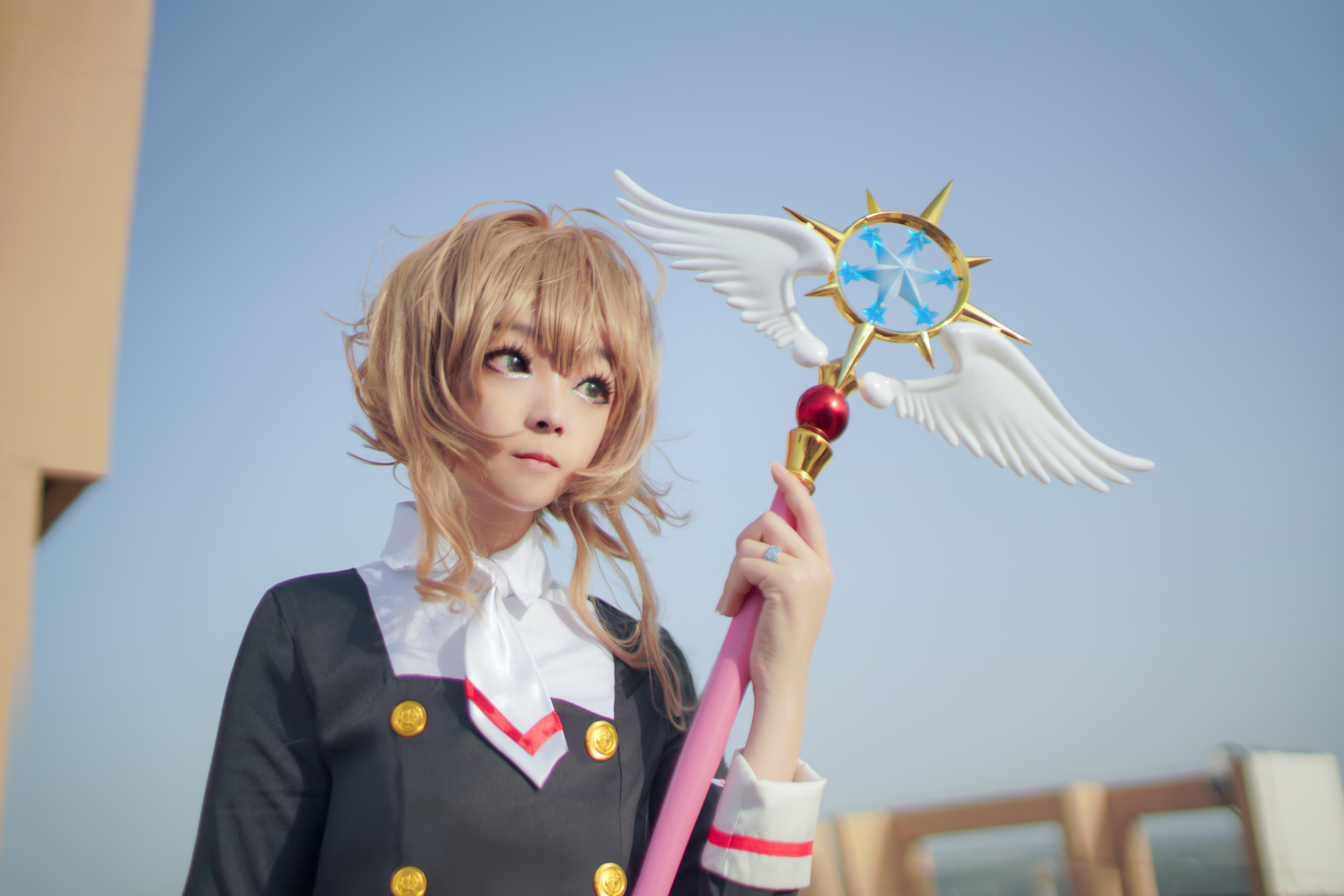 魔卡少女樱透明牌篇  小樱cosplay-二次元