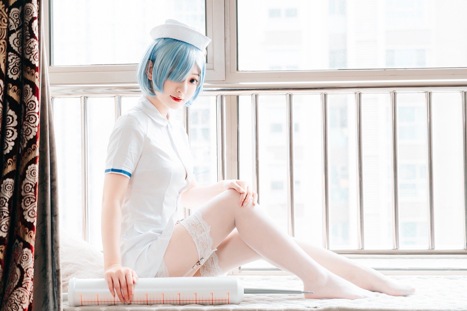 蕾姆护士cosplay桃墨公子x