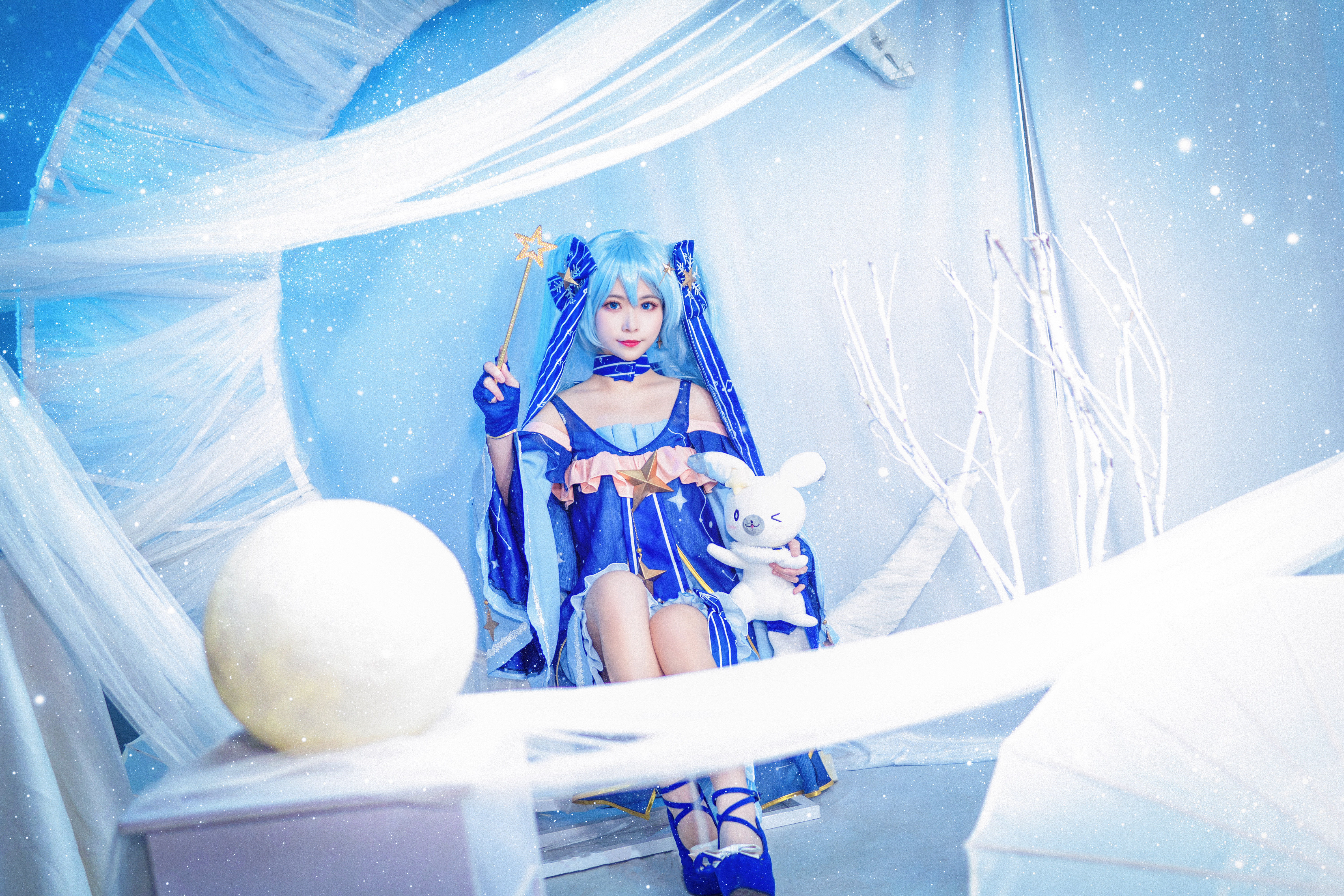 雪初音cosplay-二次元