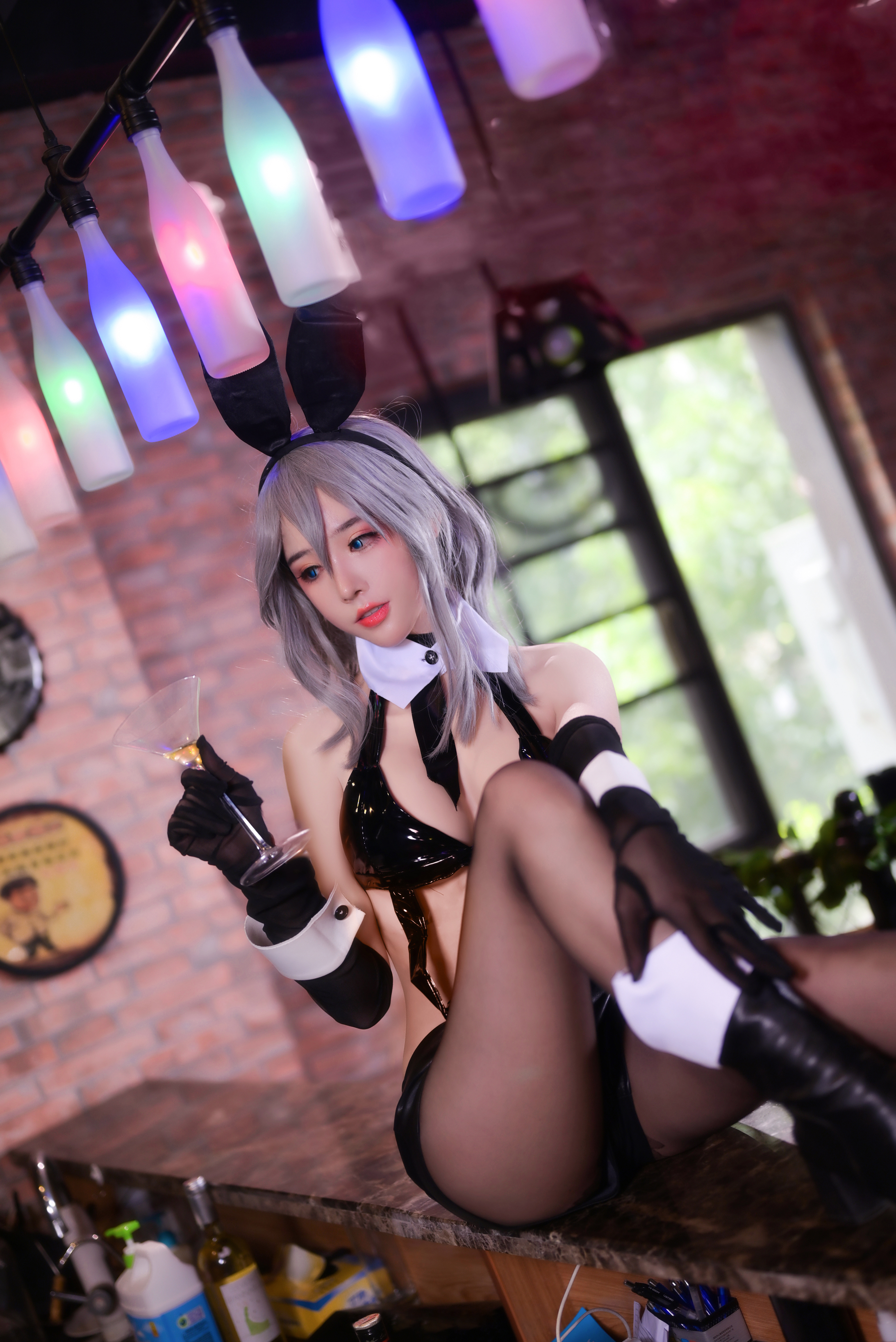 碧蓝航线 兔女郎cosplay-二次元