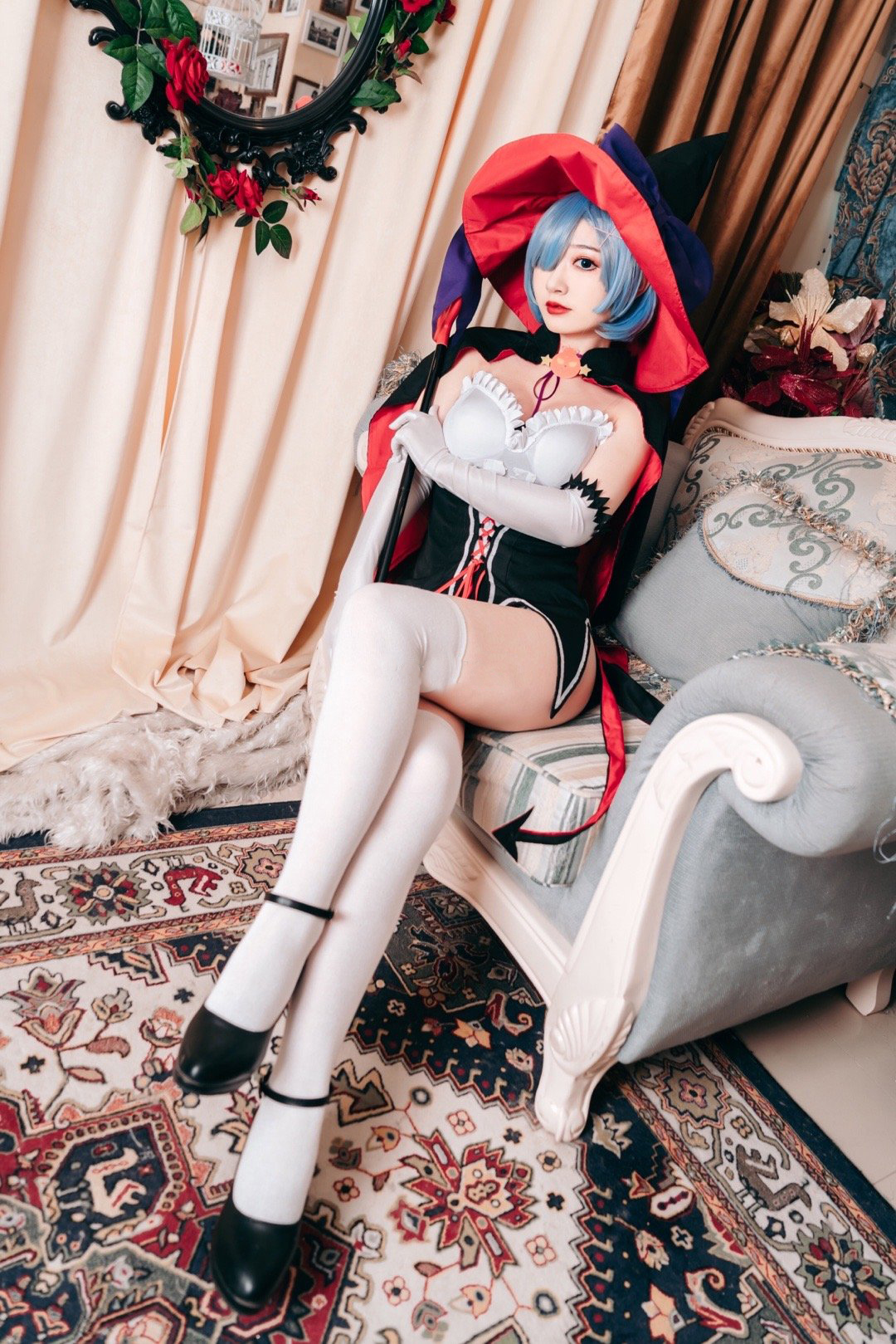 万圣节蕾姆cosplay-二次元