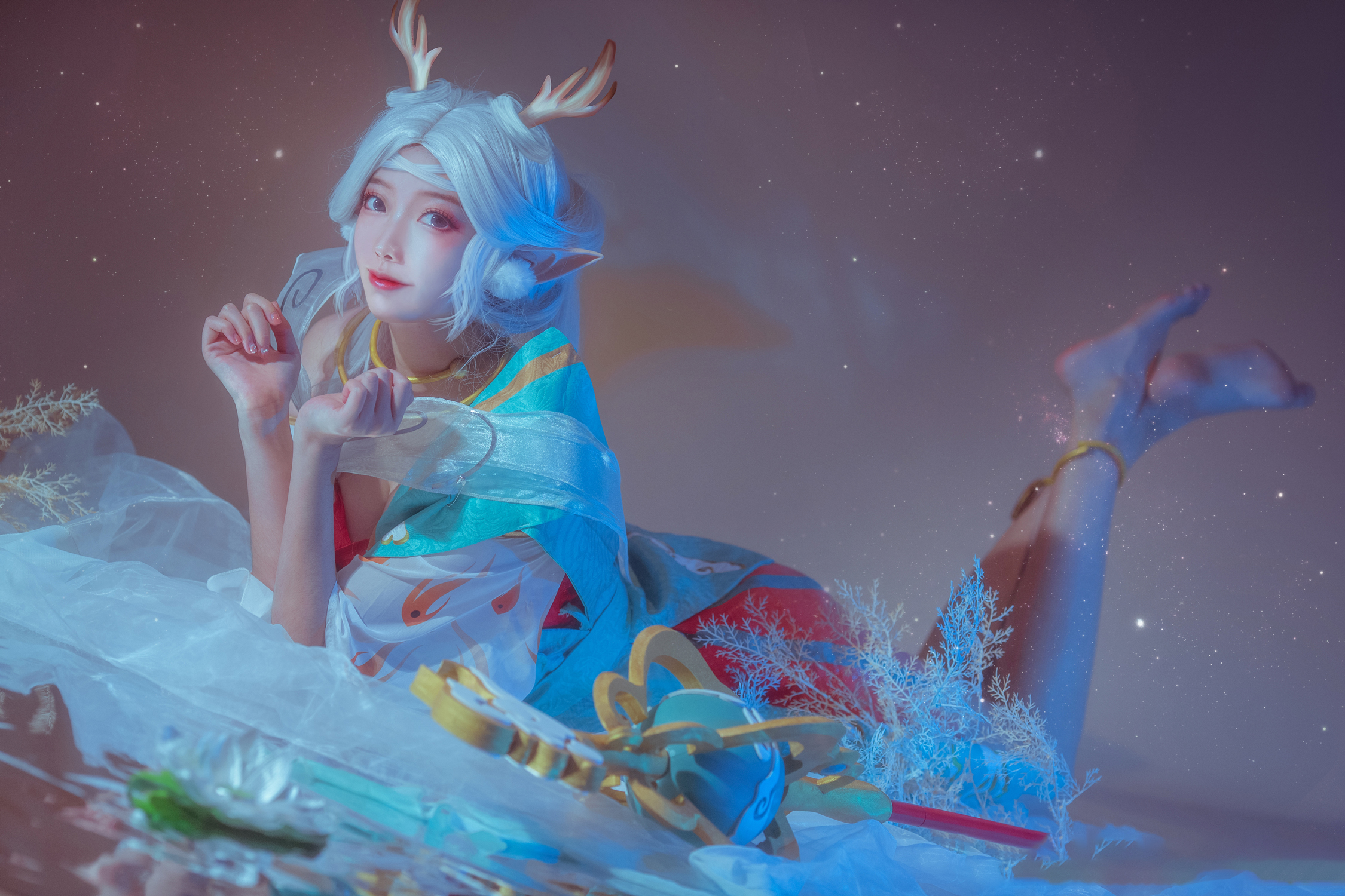 王者荣耀 瑶遇见神鹿cosplay-二次元