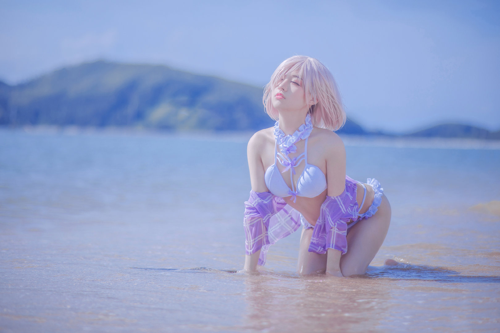 玛修cosplay，夏天已经很远了-二次元