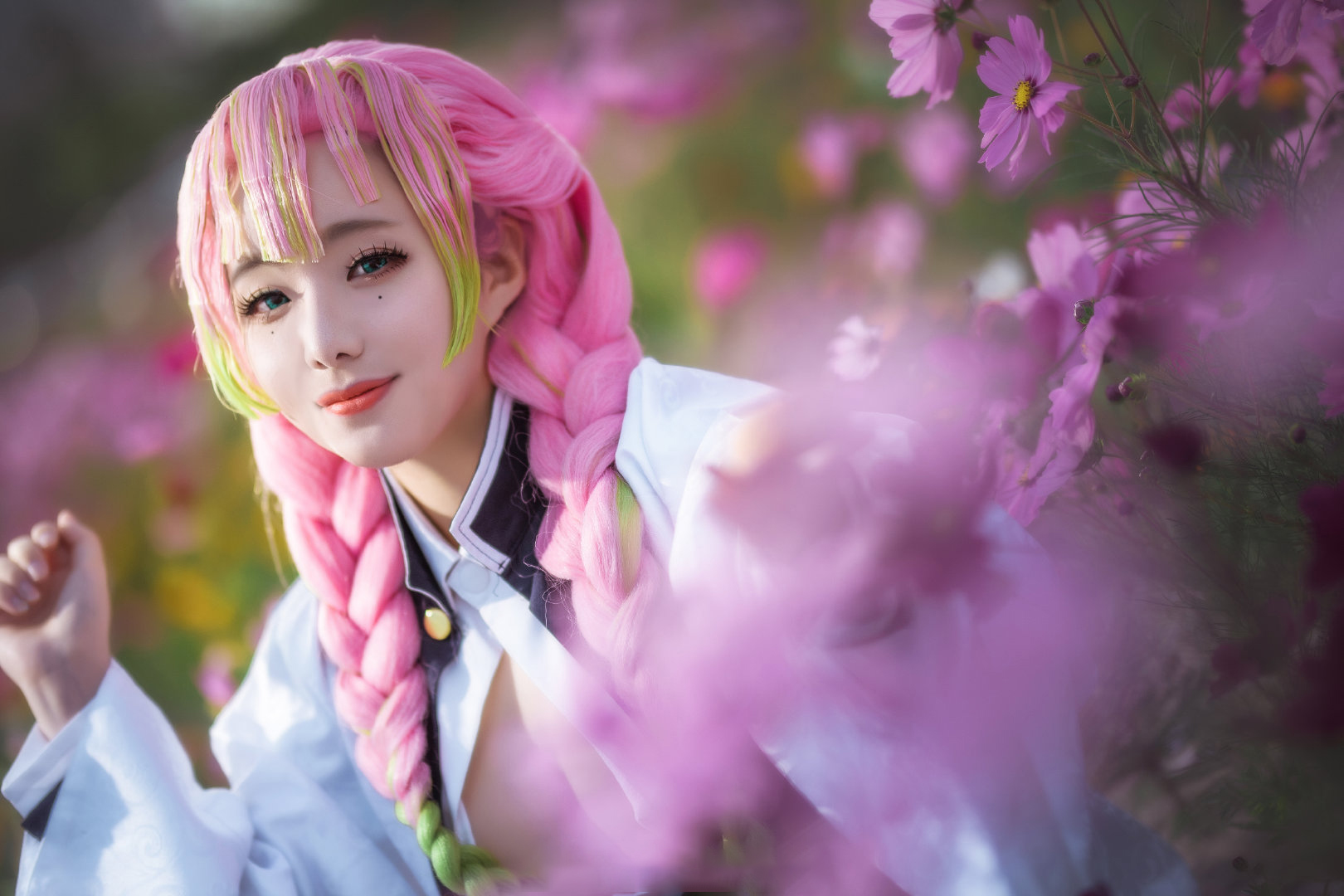 鬼灭之刃 甘露寺蜜璃cosplay-二次元