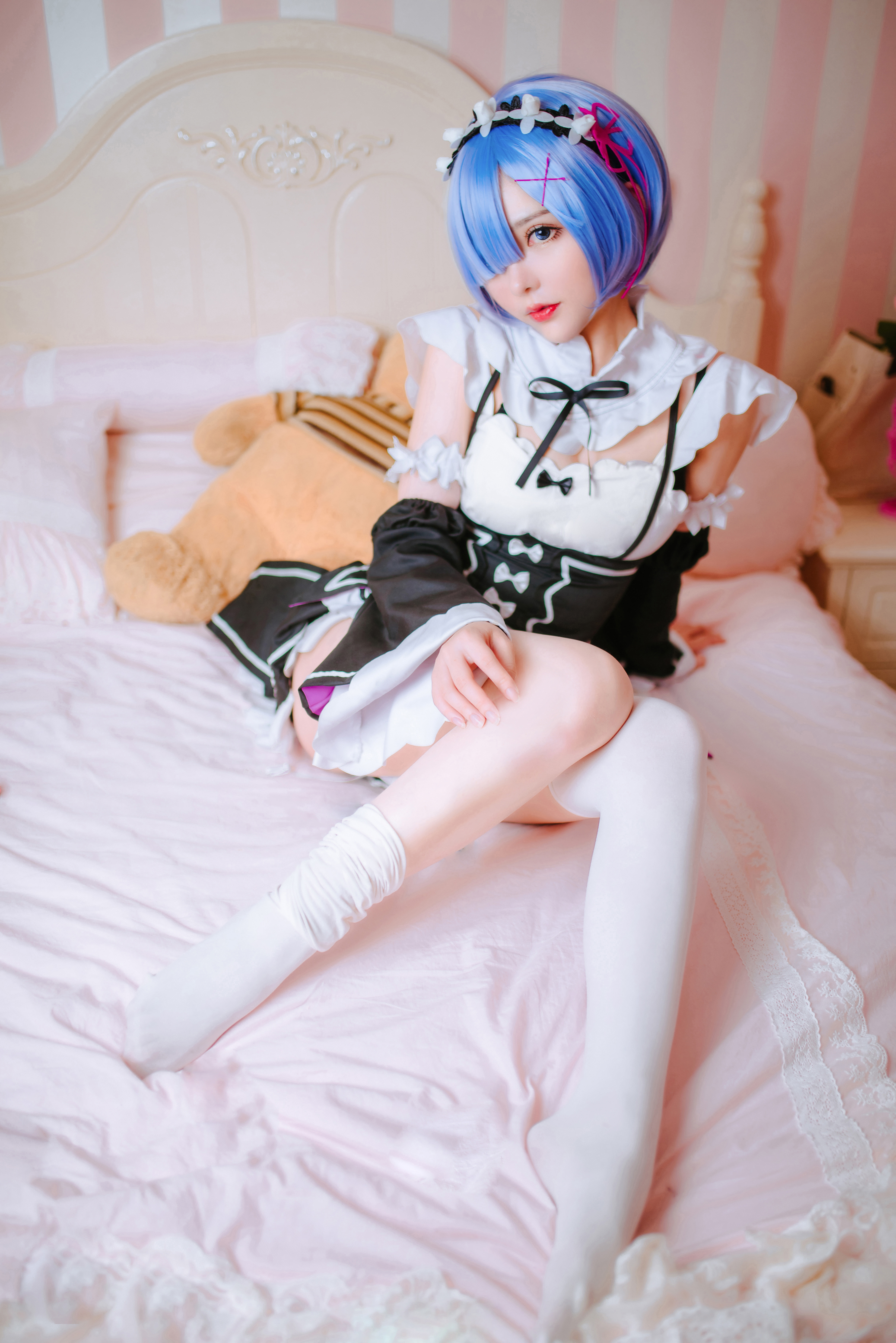 蕾姆cosplay，永远有勇气-二次元