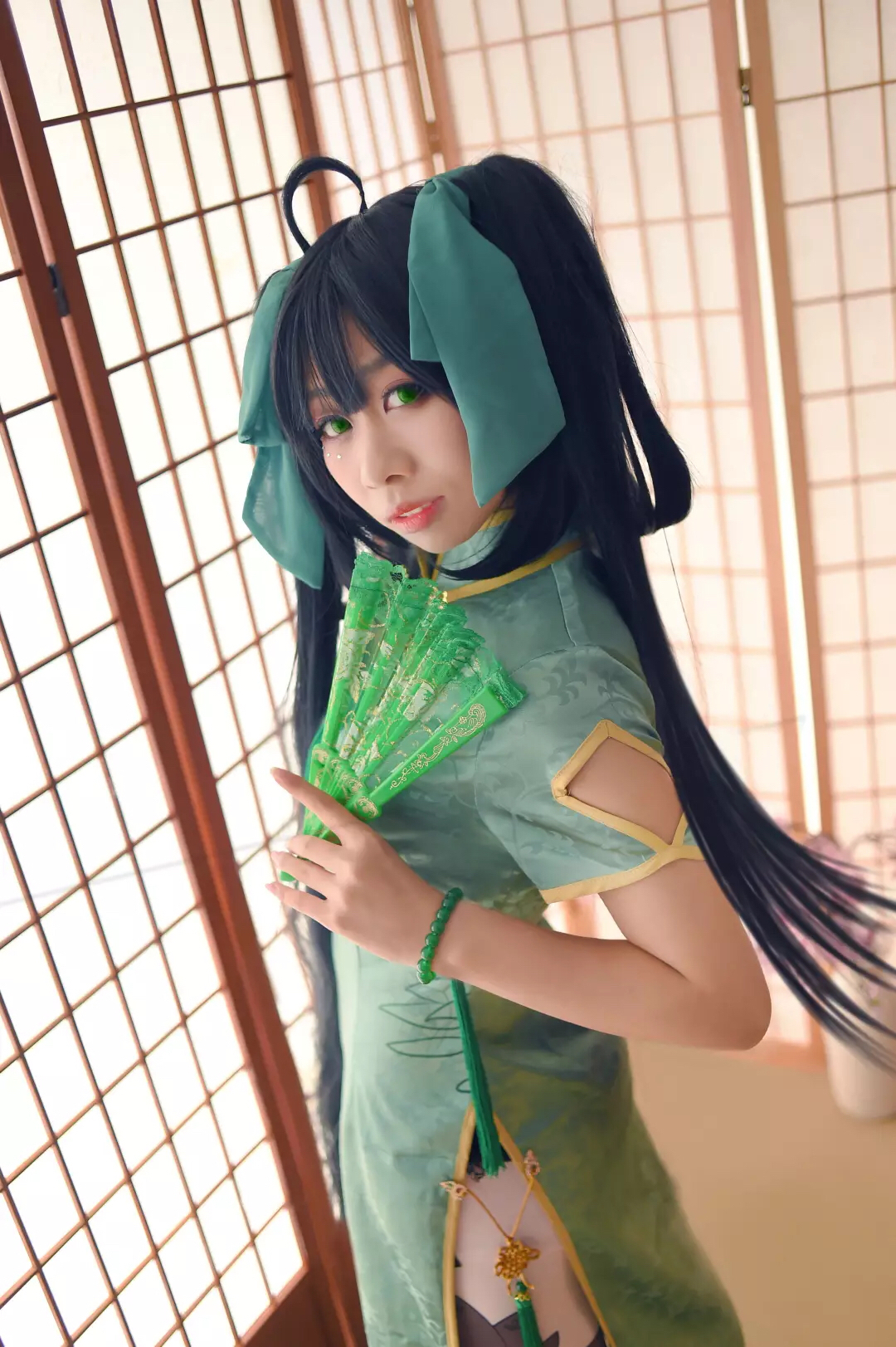 王者荣耀孙尚香同人旗袍cosplay-二次元