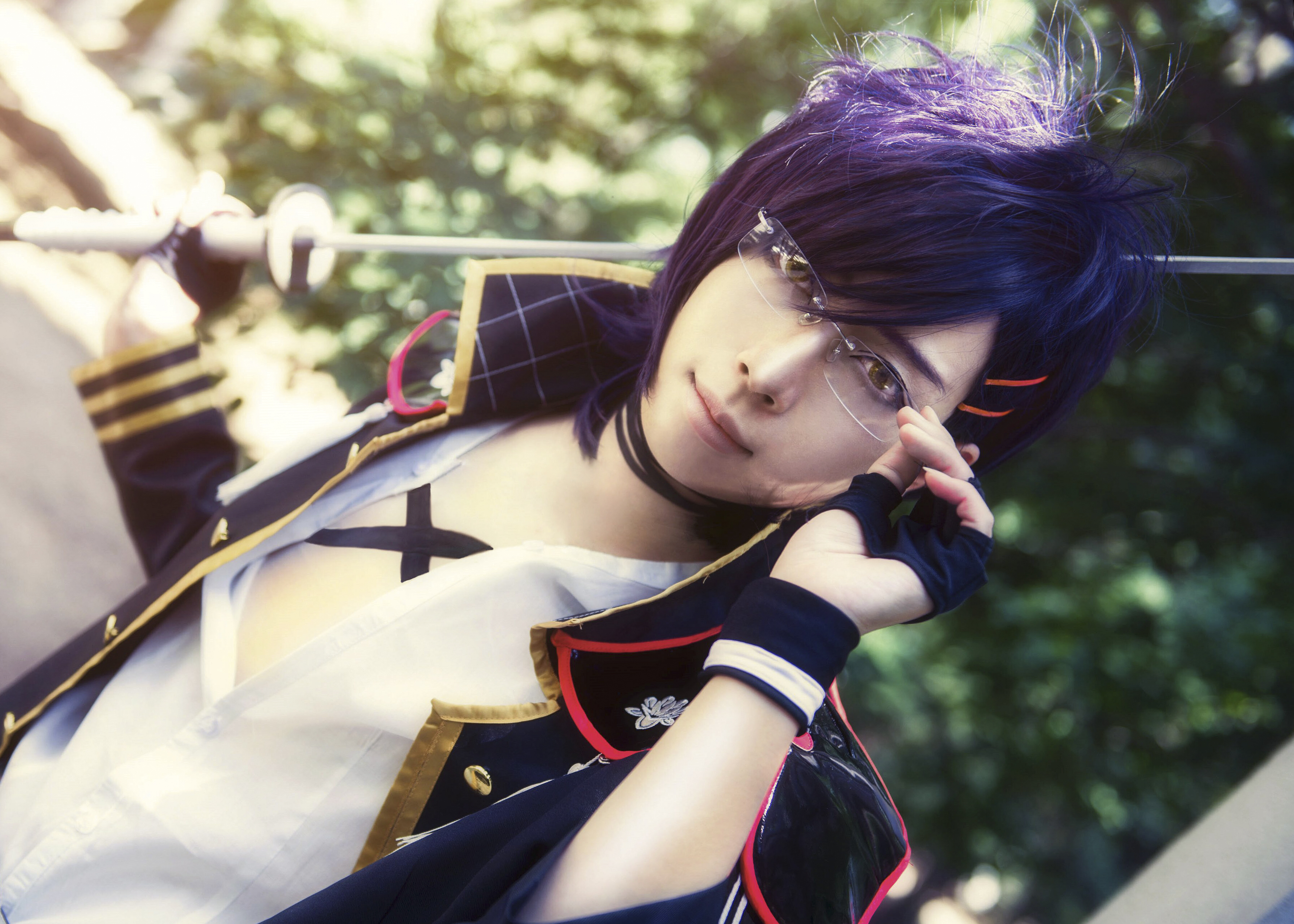 刀剑乱舞 明石国行cosplay-二次元