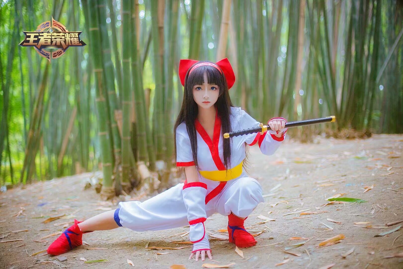 王者荣耀 娜可露露cosplay，每天都要一起去战斗哦-二次元