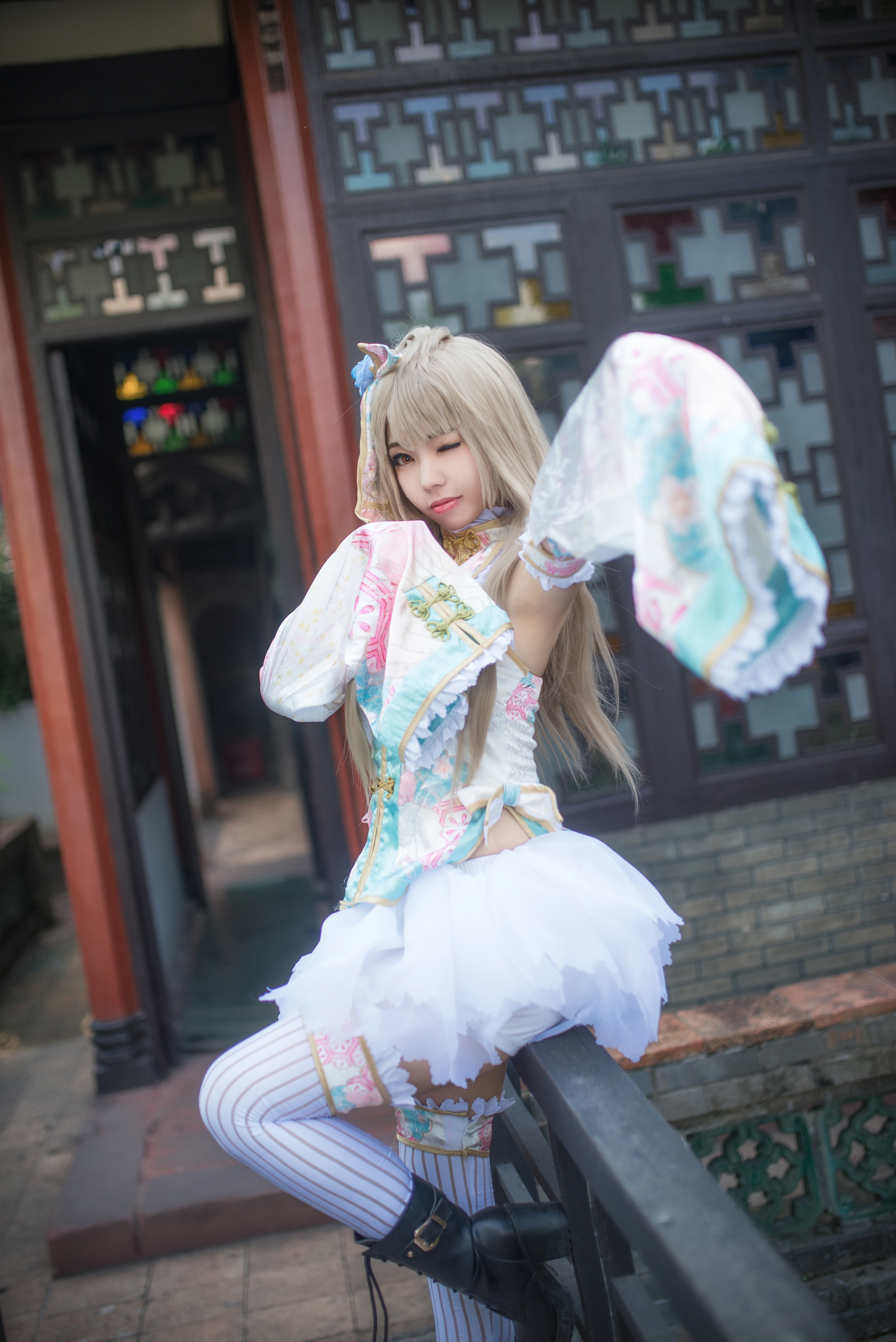 LL南小鸟旗袍觉醒cosplay-二次元