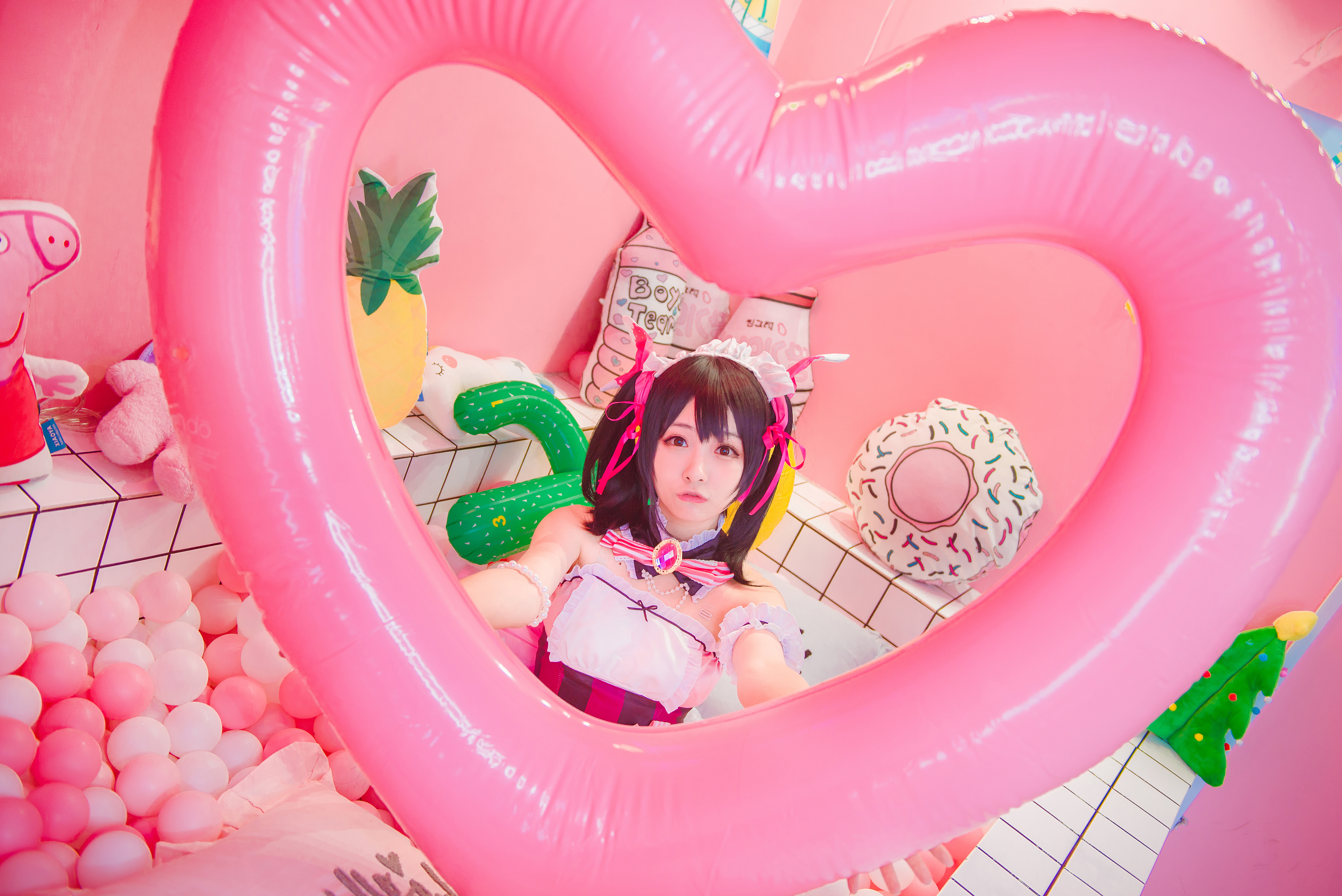 Love live！妮可情人节女仆cosplay-二次元