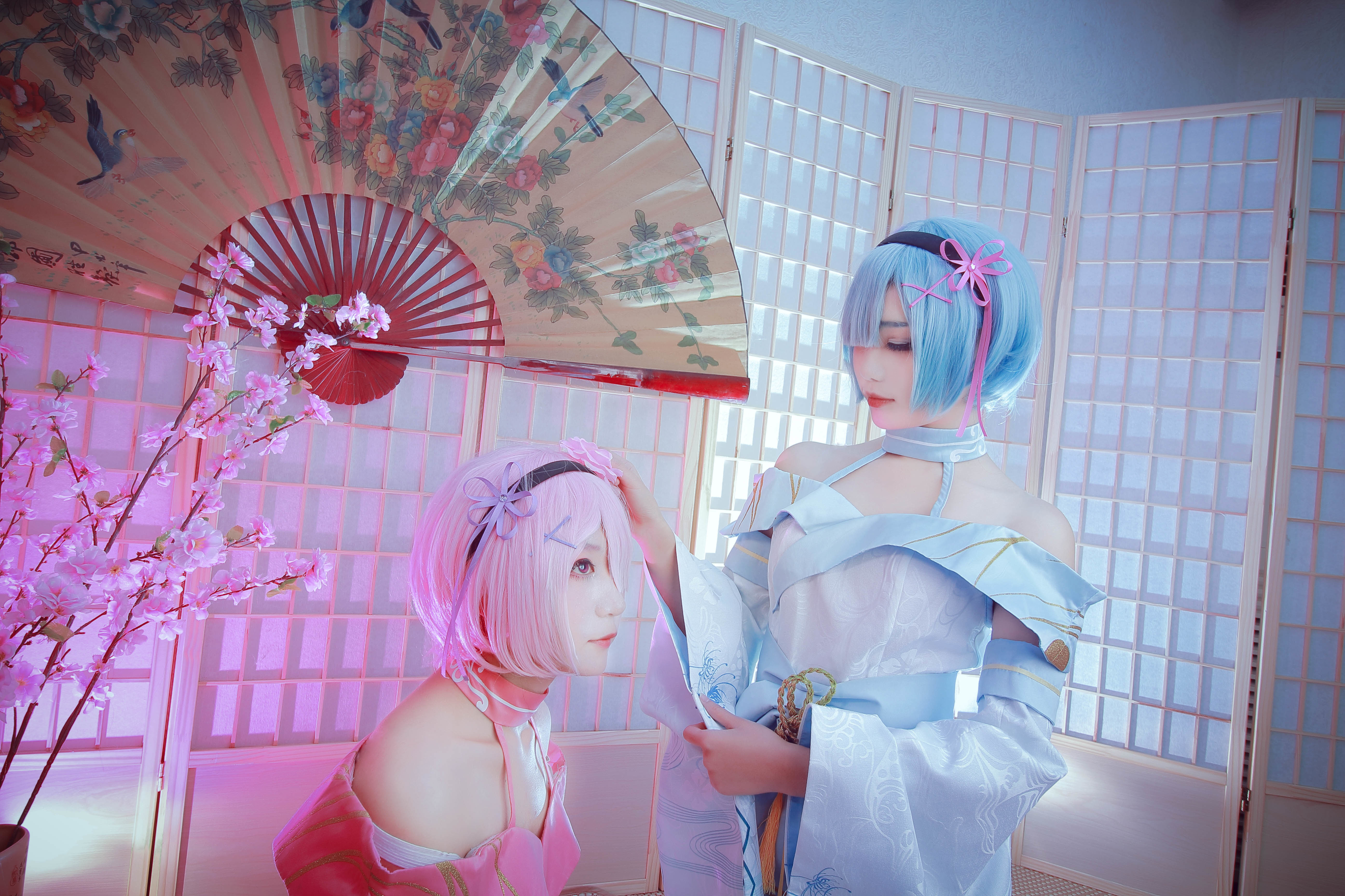 从零开始的异世界生活  蕾姆祭典和服cosplay-二次元