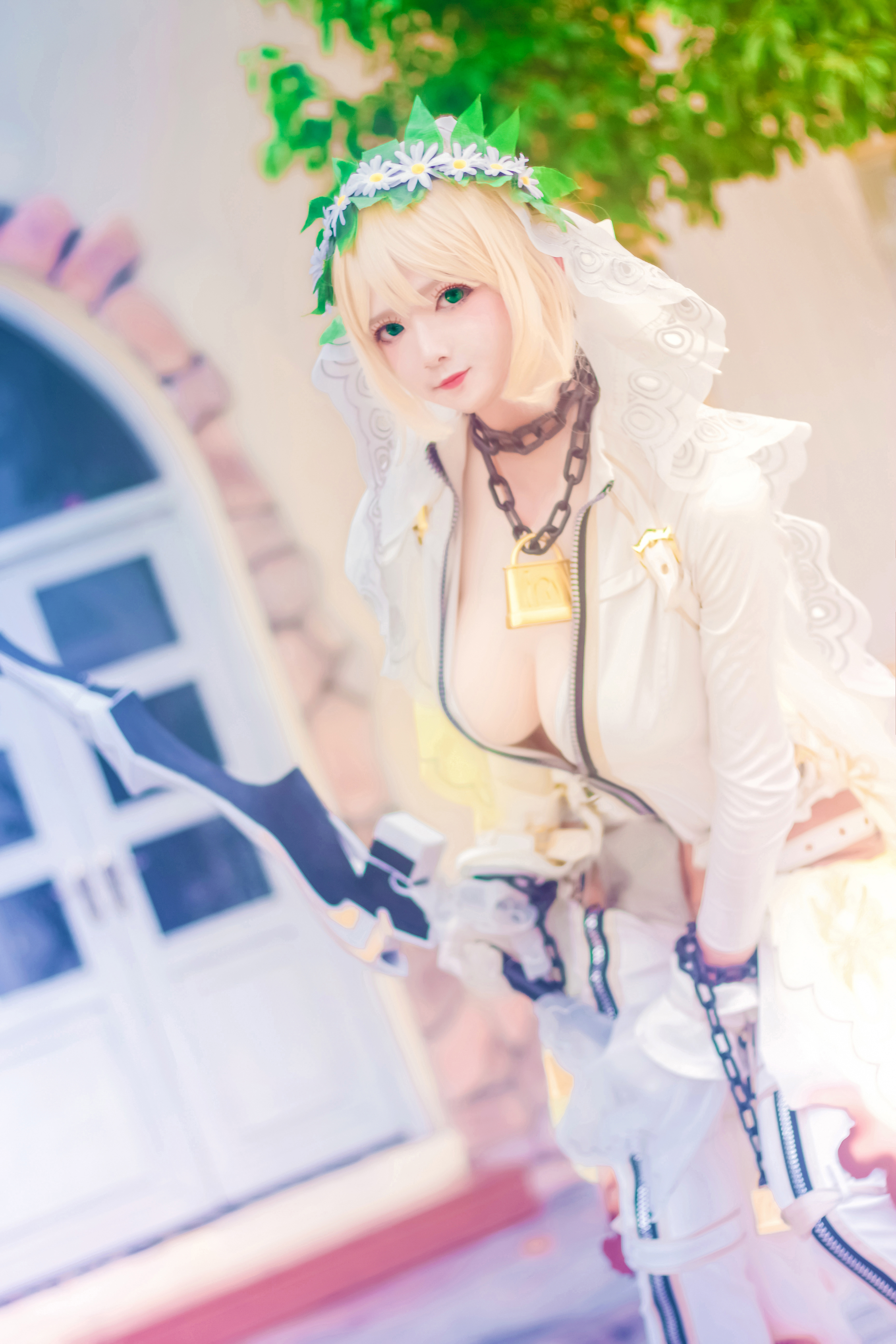 FATE尼禄花嫁cosplay-二次元