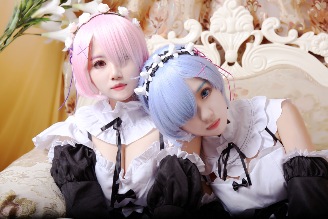 从零开始的异世界生活 蕾姆×拉姆cosplay-二次元