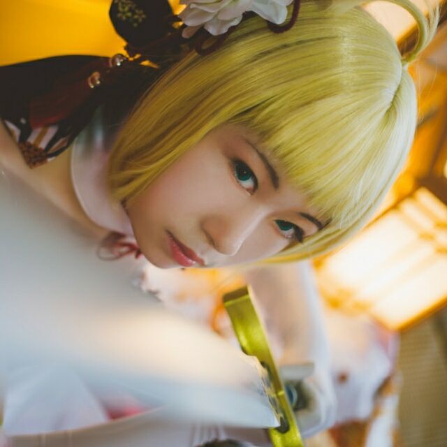 fate saber cosplay-二次元