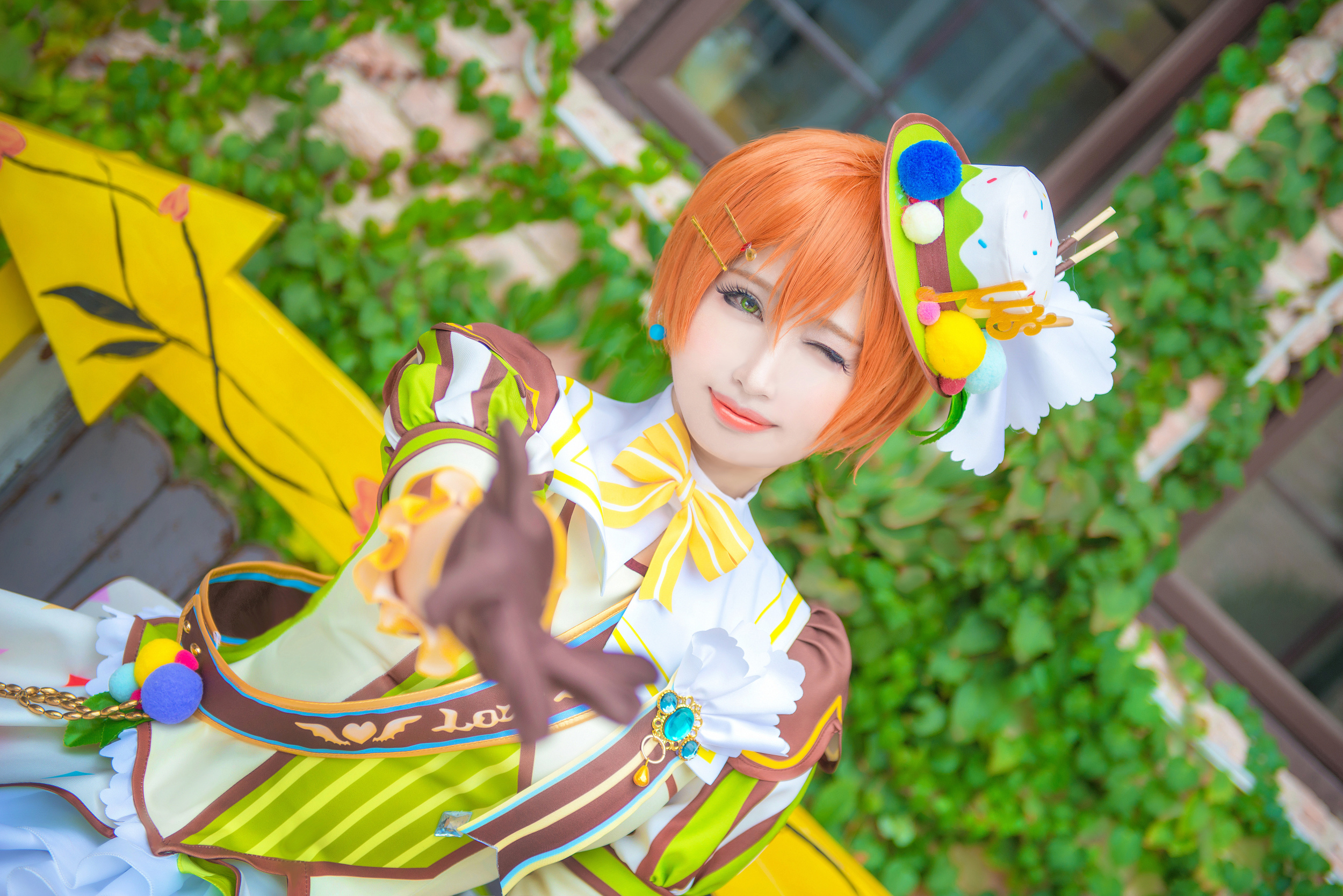 lovelive星空凛cosplay，冰淇淋觉醒-二次元