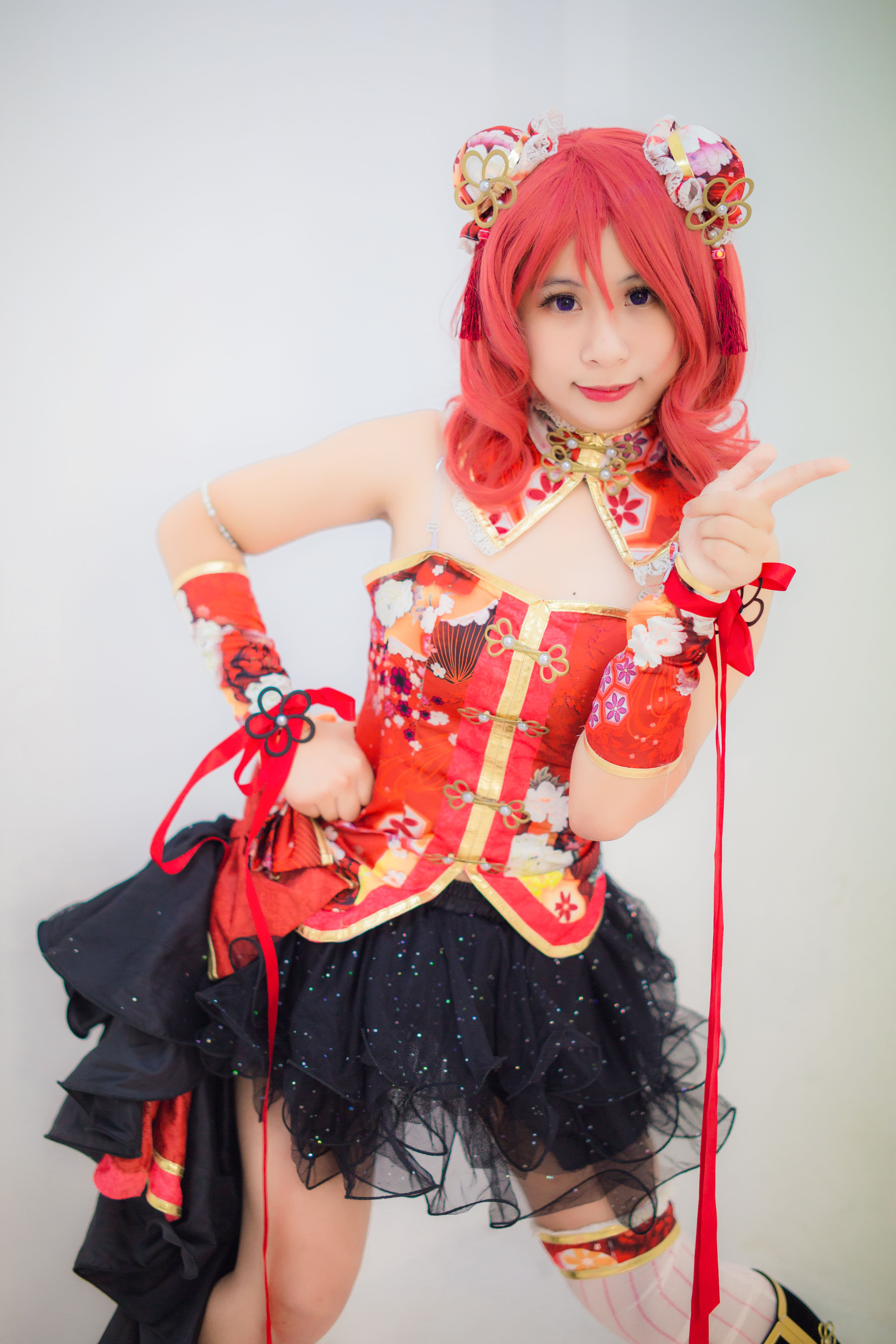 lovelive旗袍觉醒西木野真姬cosplay-二次元