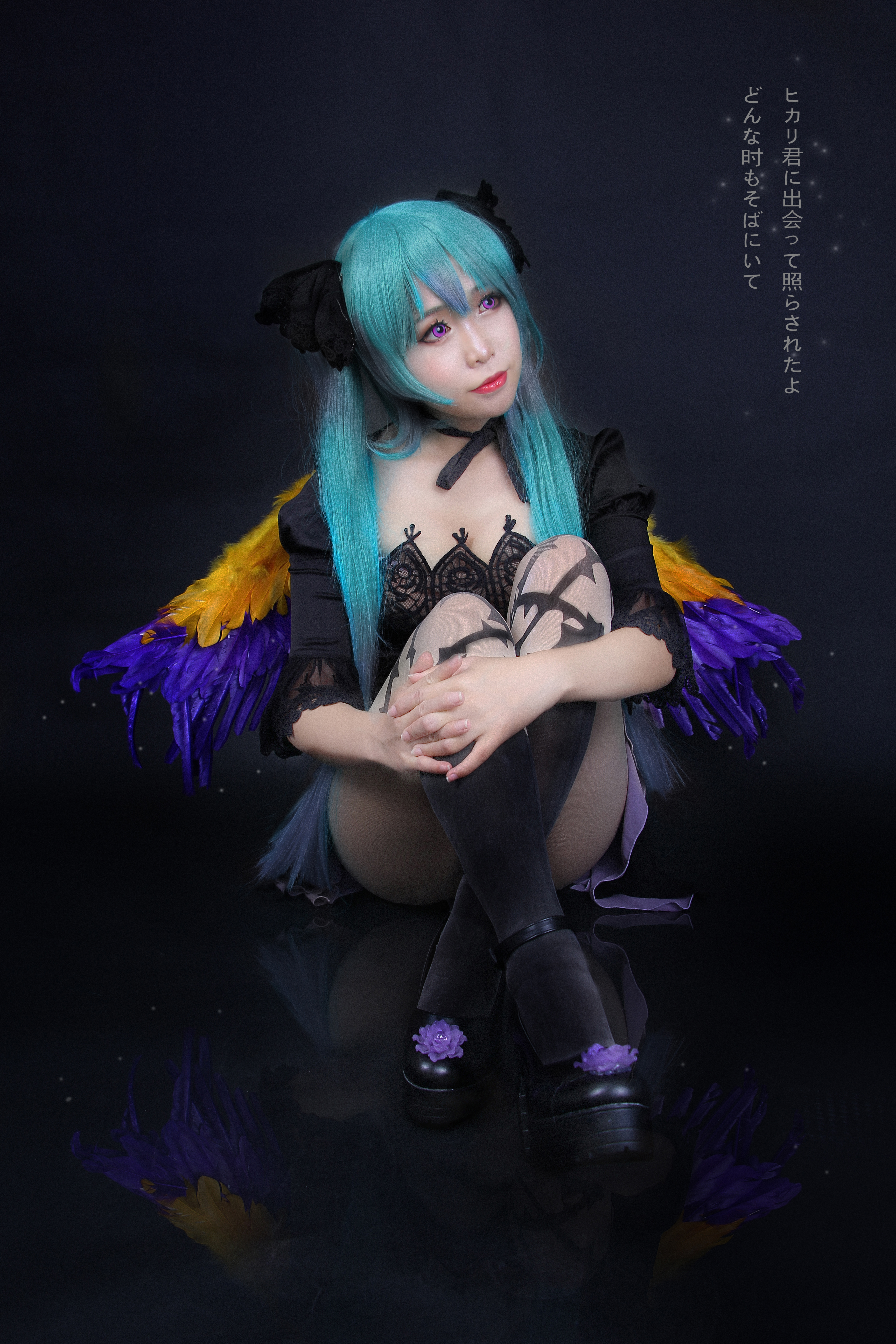 消灭都市手游联动初音未来cosplay-二次元