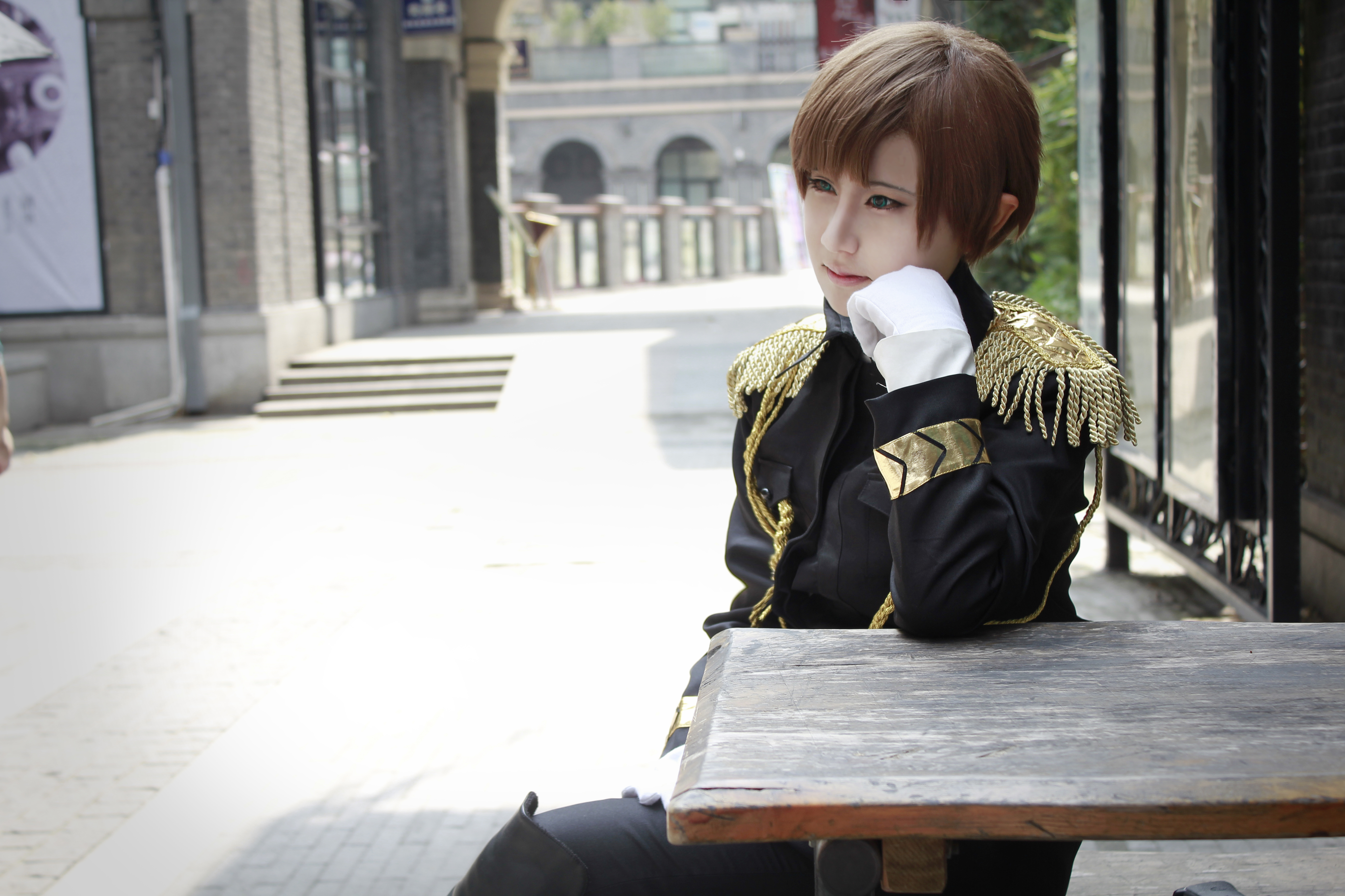 全职高手王杰希军装cosplay-二次元