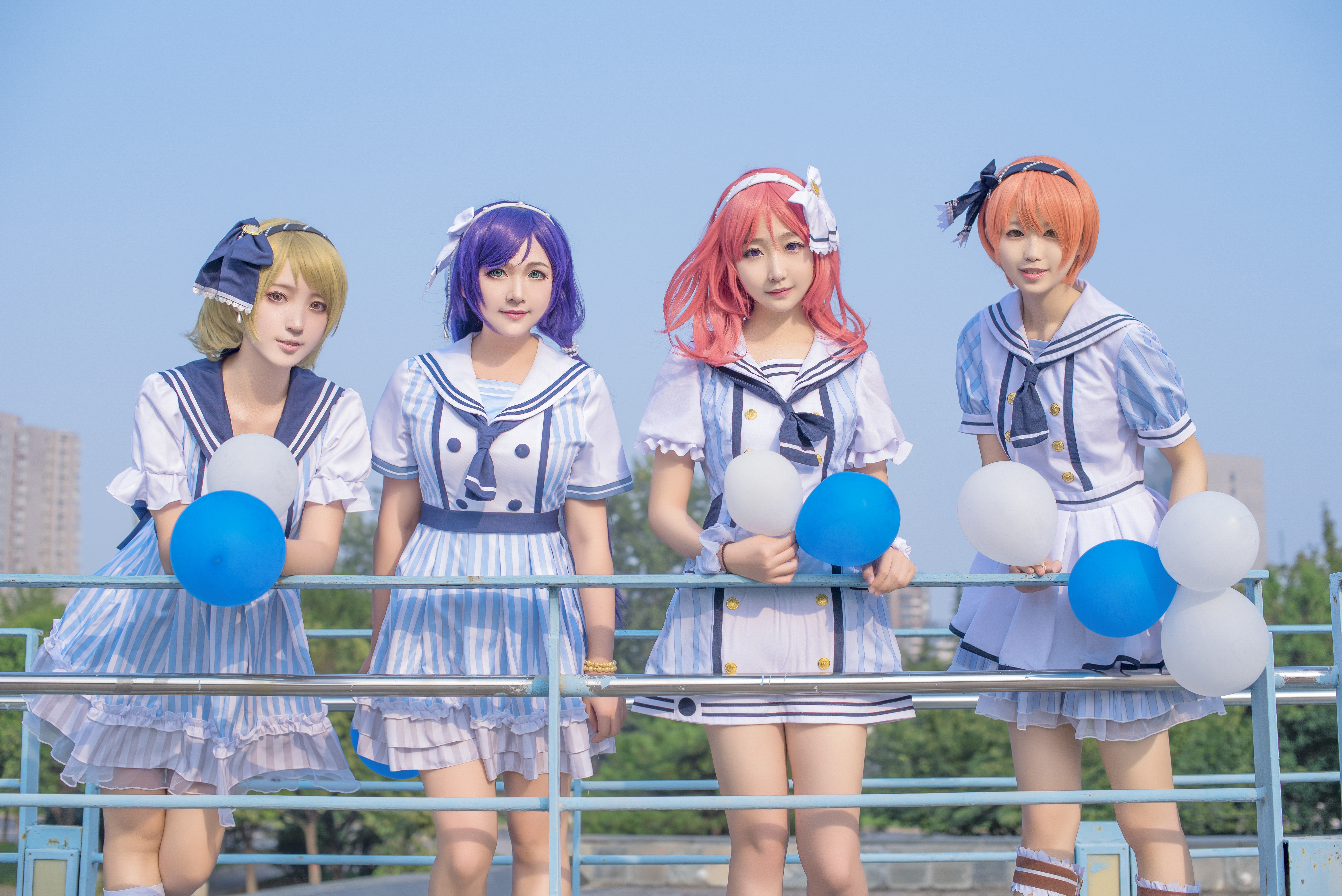 ll海盗未觉醒 花阳x凛x希x姬cosplay辰苏苏