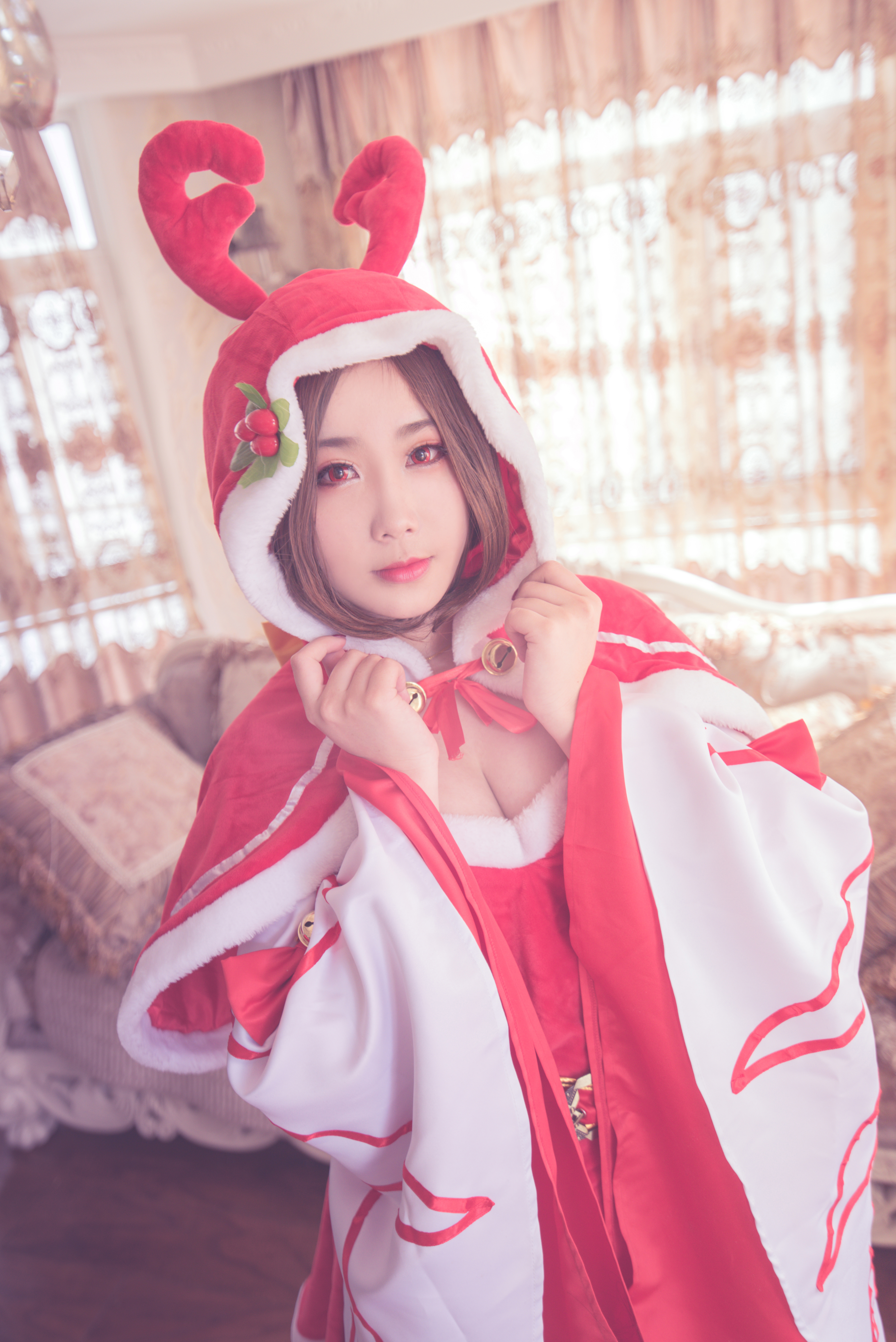 TYA事务所  《王者荣耀》圣诞貂蝉cosplay-二次元