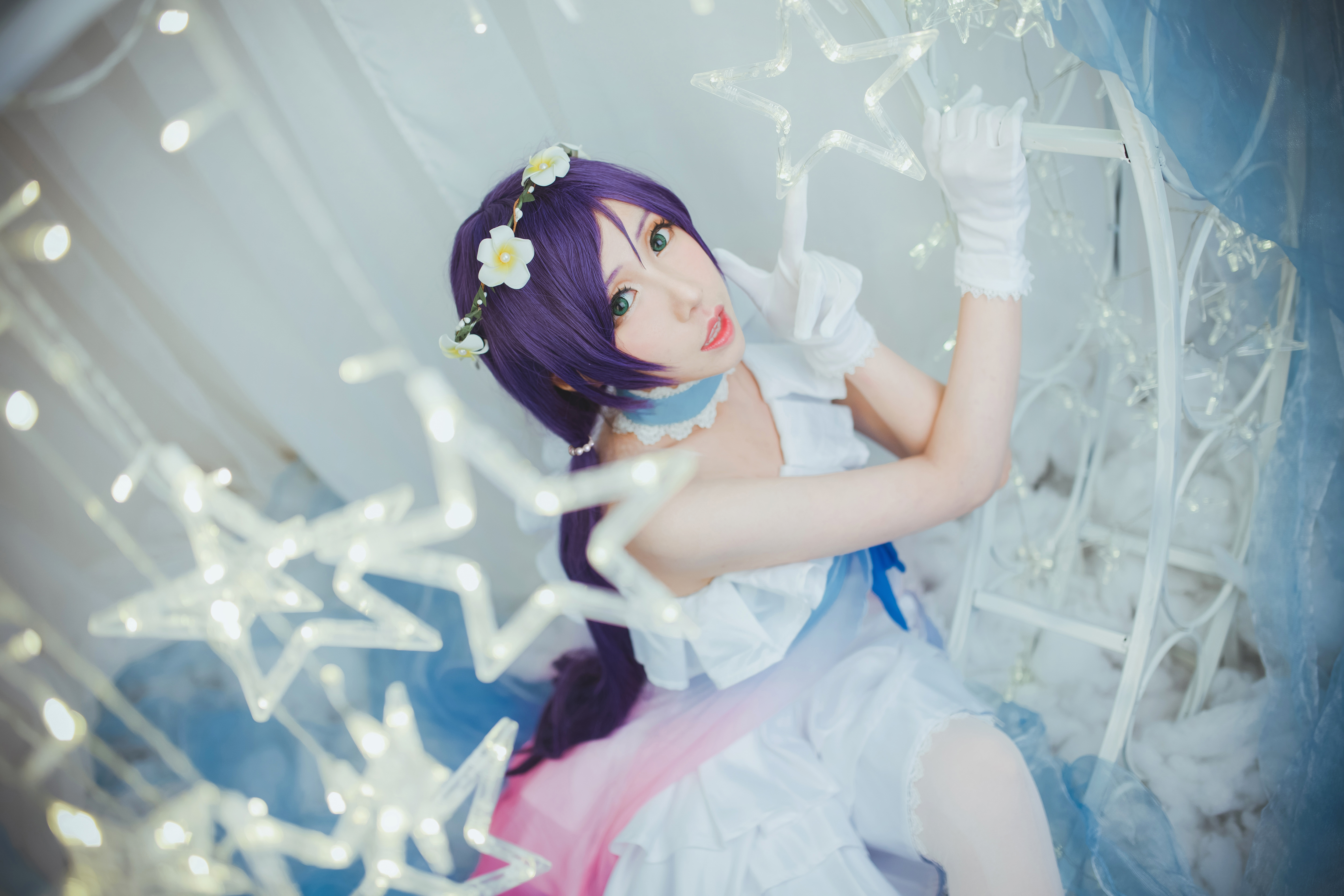 TYA事务所 lovelive 蓝纱打歌服东条希 cosplay-二次元