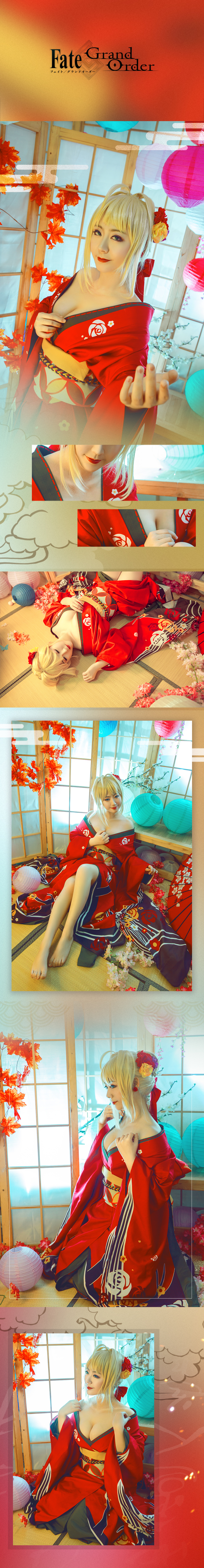 fate grand order 尼禄cosplay-二次元