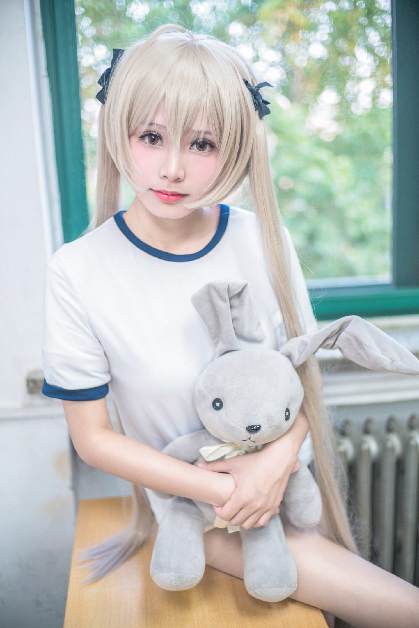 COSPLAY下限漏水,cosplay汉服 缘之空穹妹体操服cosplay