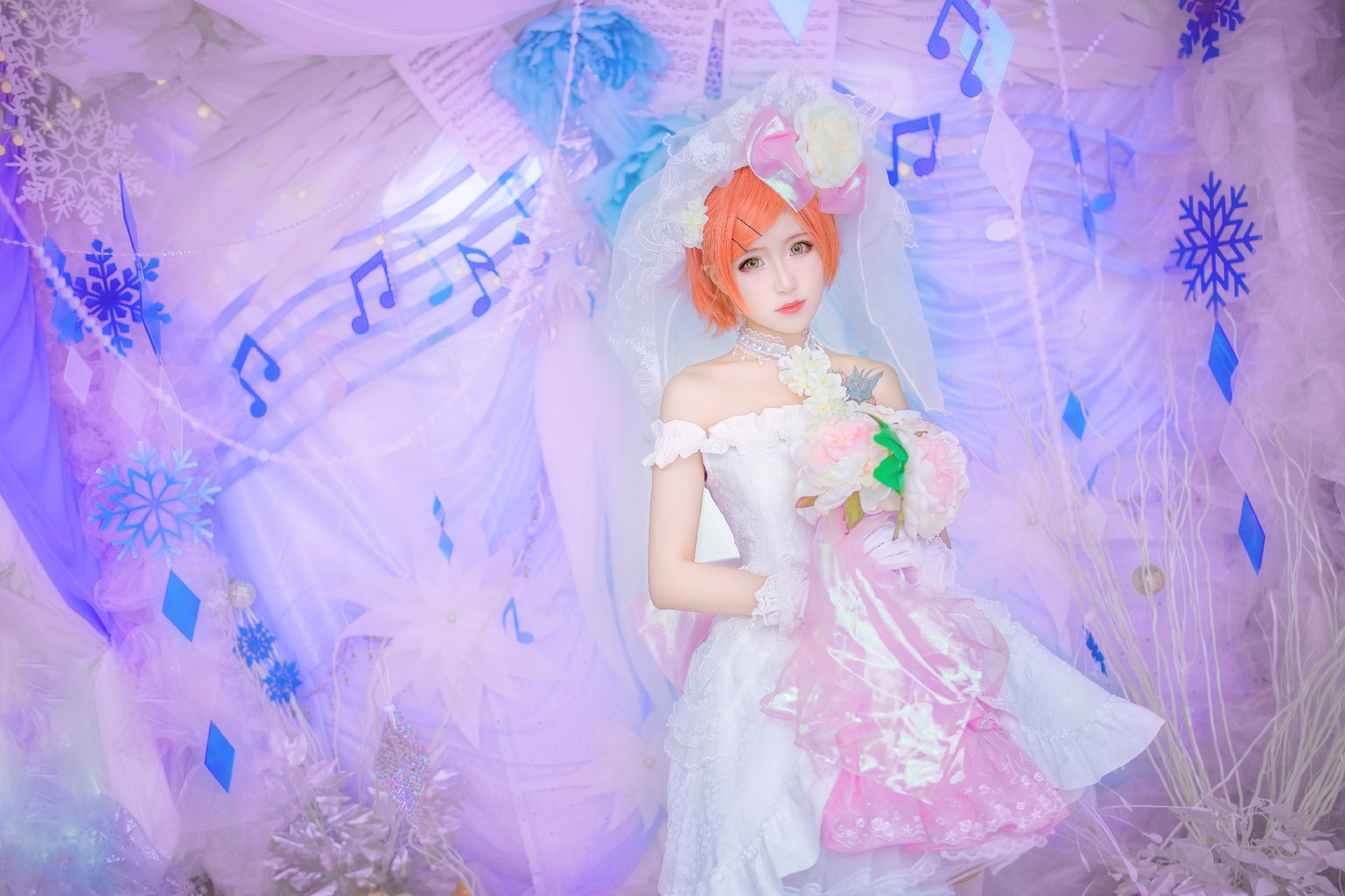 星空凛花嫁cosplay-二次元