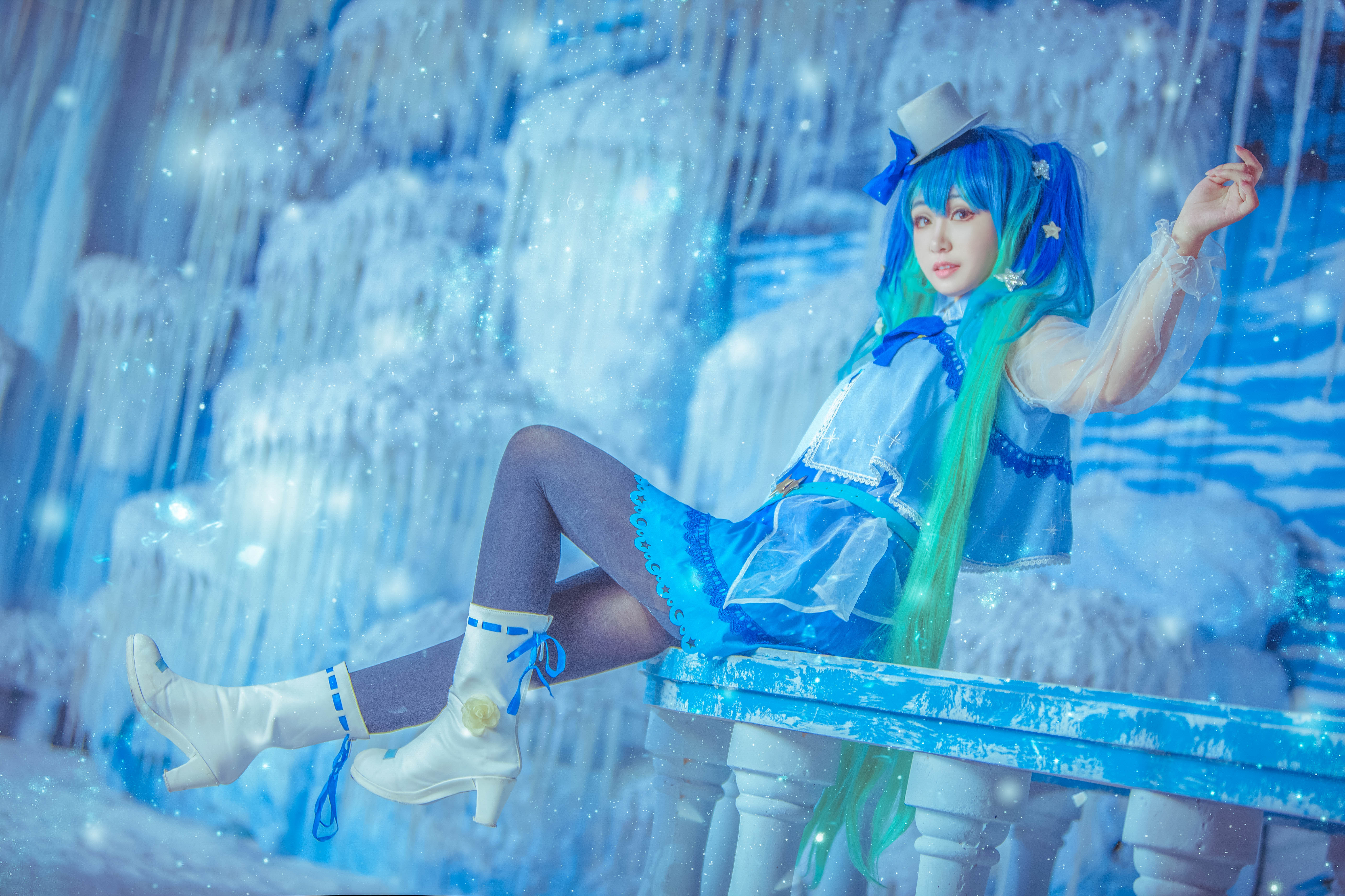 星空miku cosplay-二次元