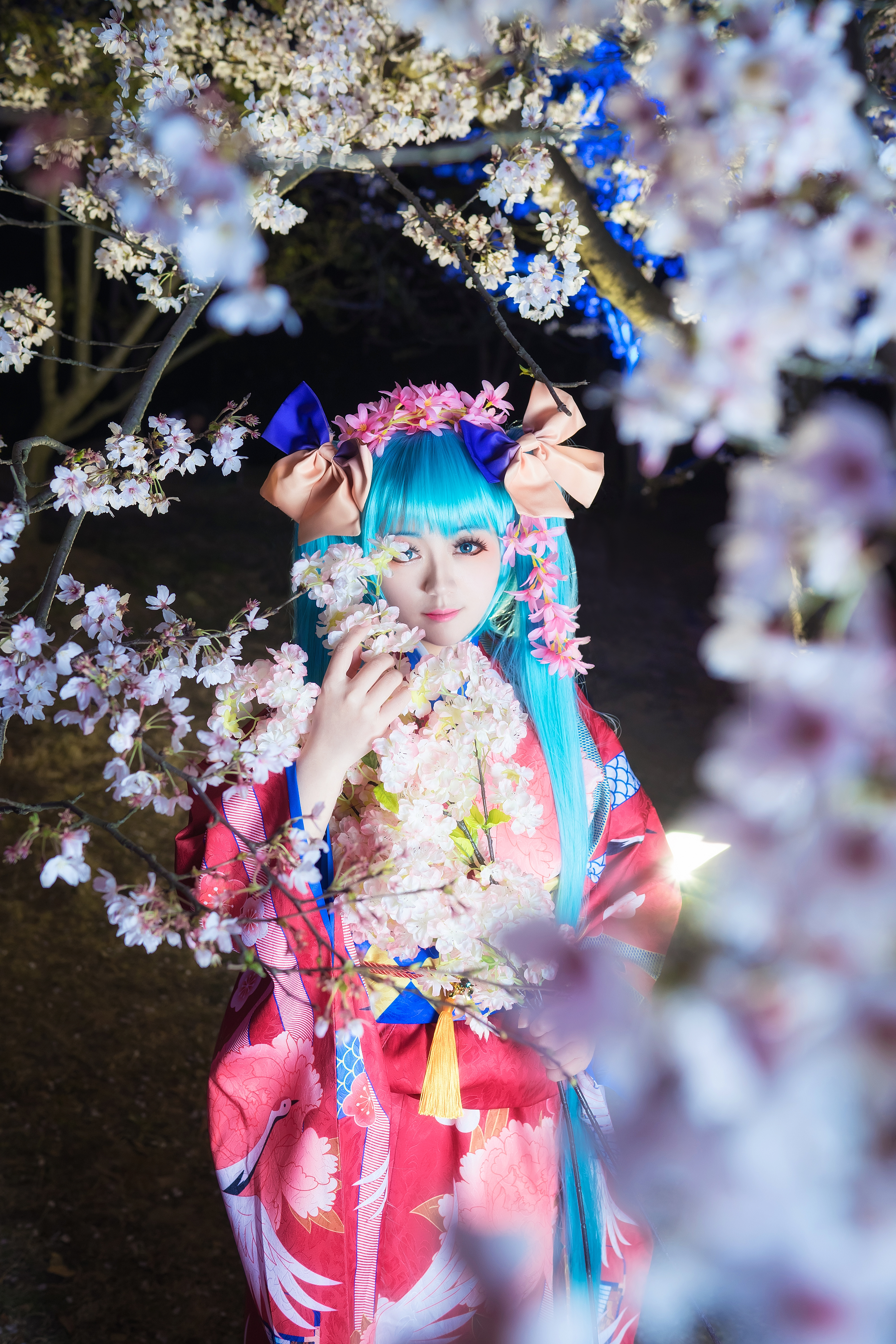 初音未来花色衣cosplay-二次元