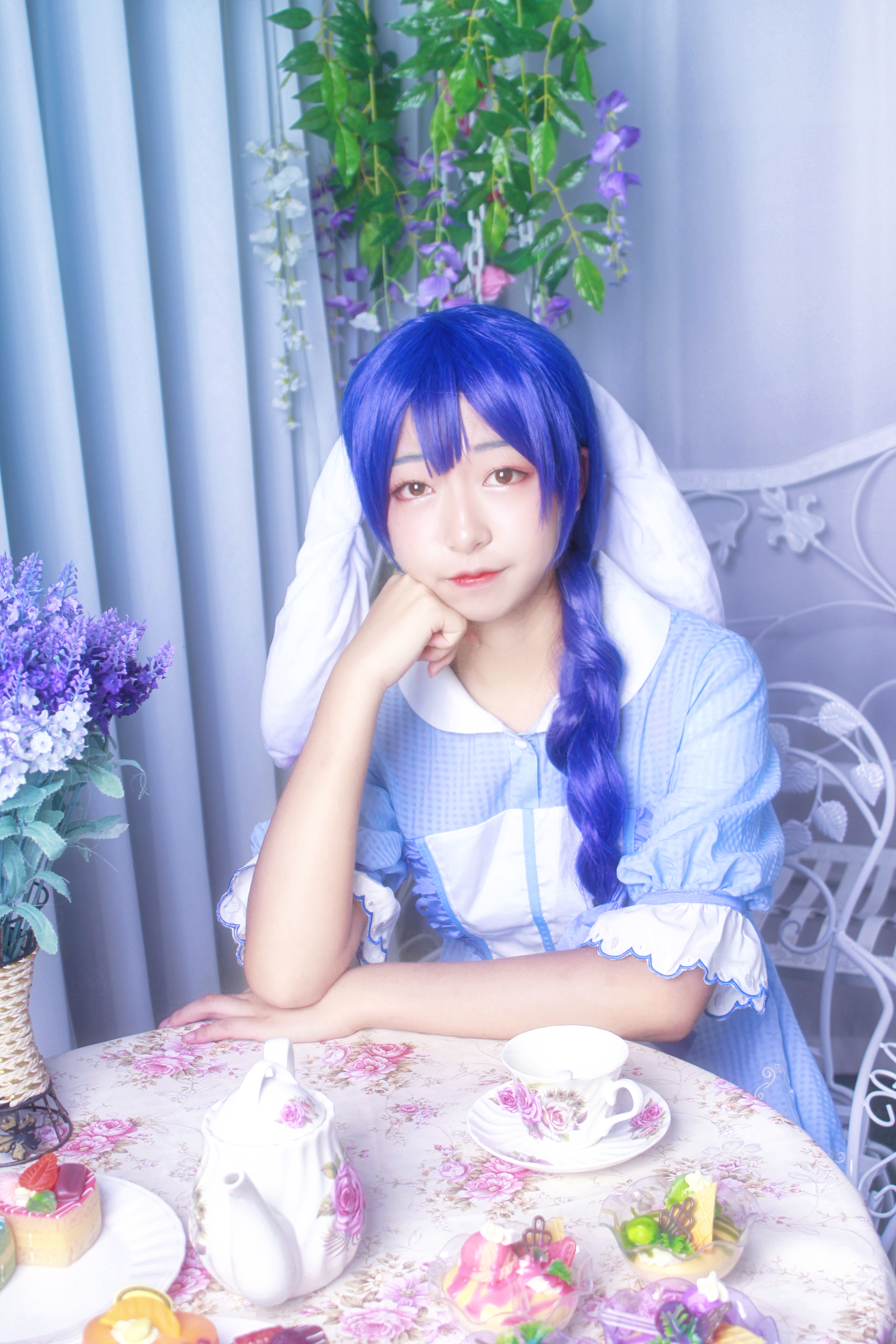 海未三月兔与下午茶 cosplay-二次元