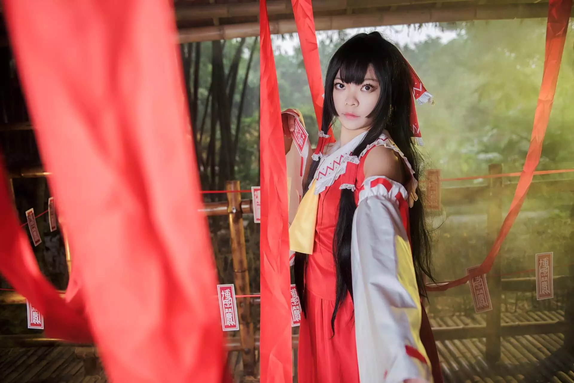 东方幻想乡博丽灵梦cosplay-二次元