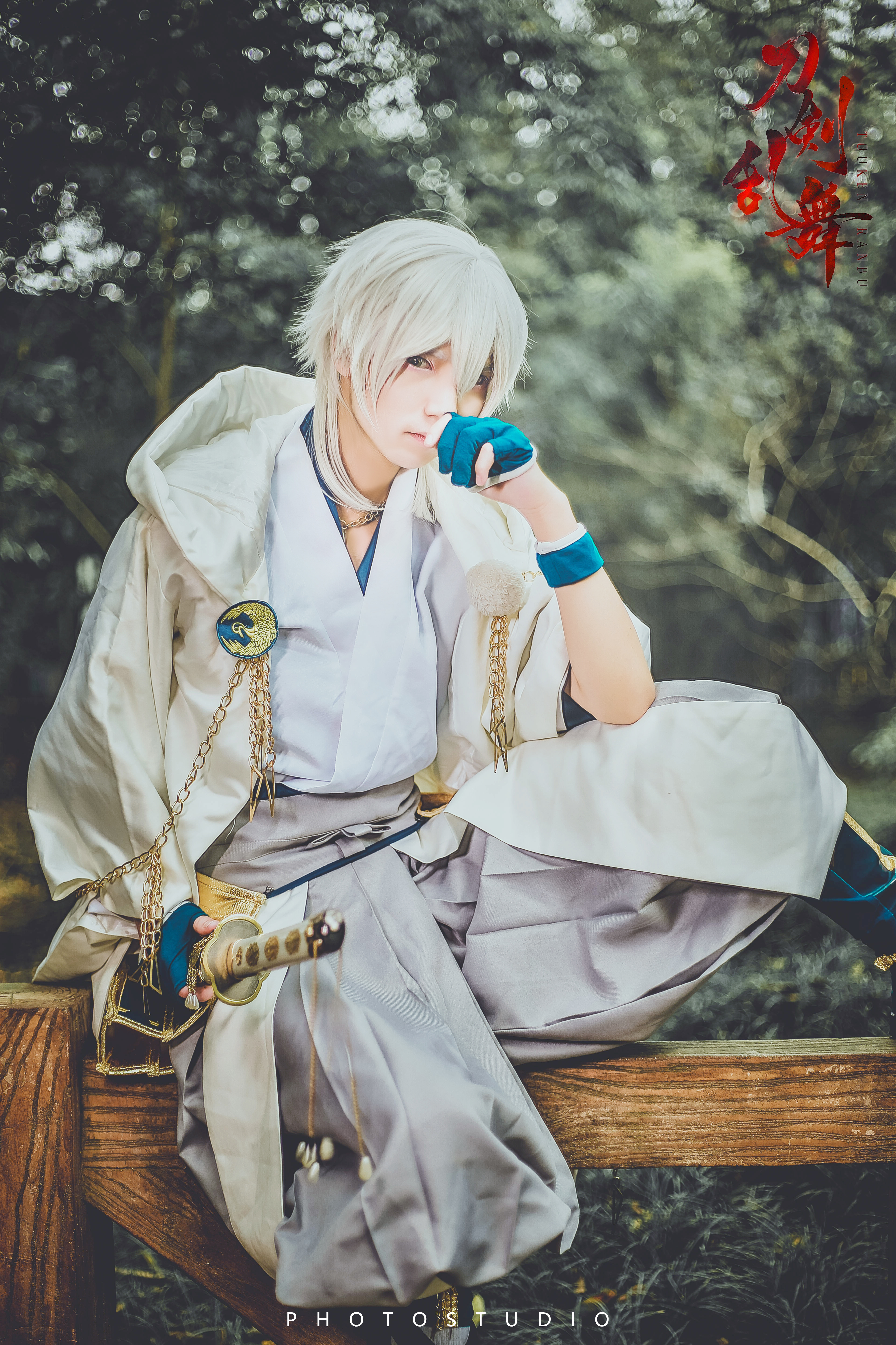 刀剑乱舞-鹤丸国永Cosplay-二次元