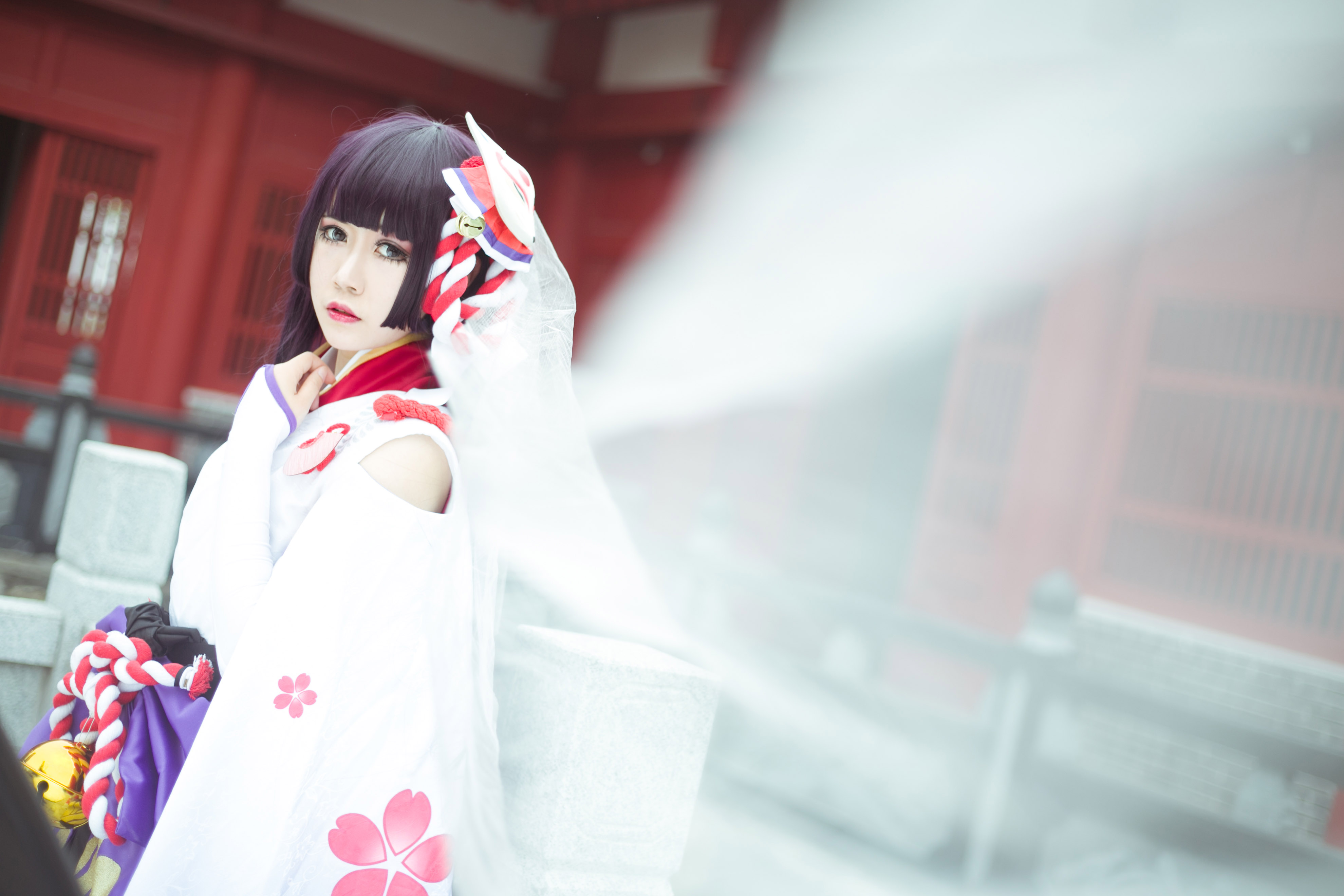 【阴阳师雪女】残雪cosplay-二次元