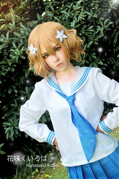 花开物语铁三角秋季校服Cosplay-二次元