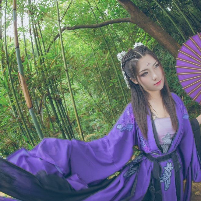 《剑网三》五毒毒姐衍生汉服cosplay