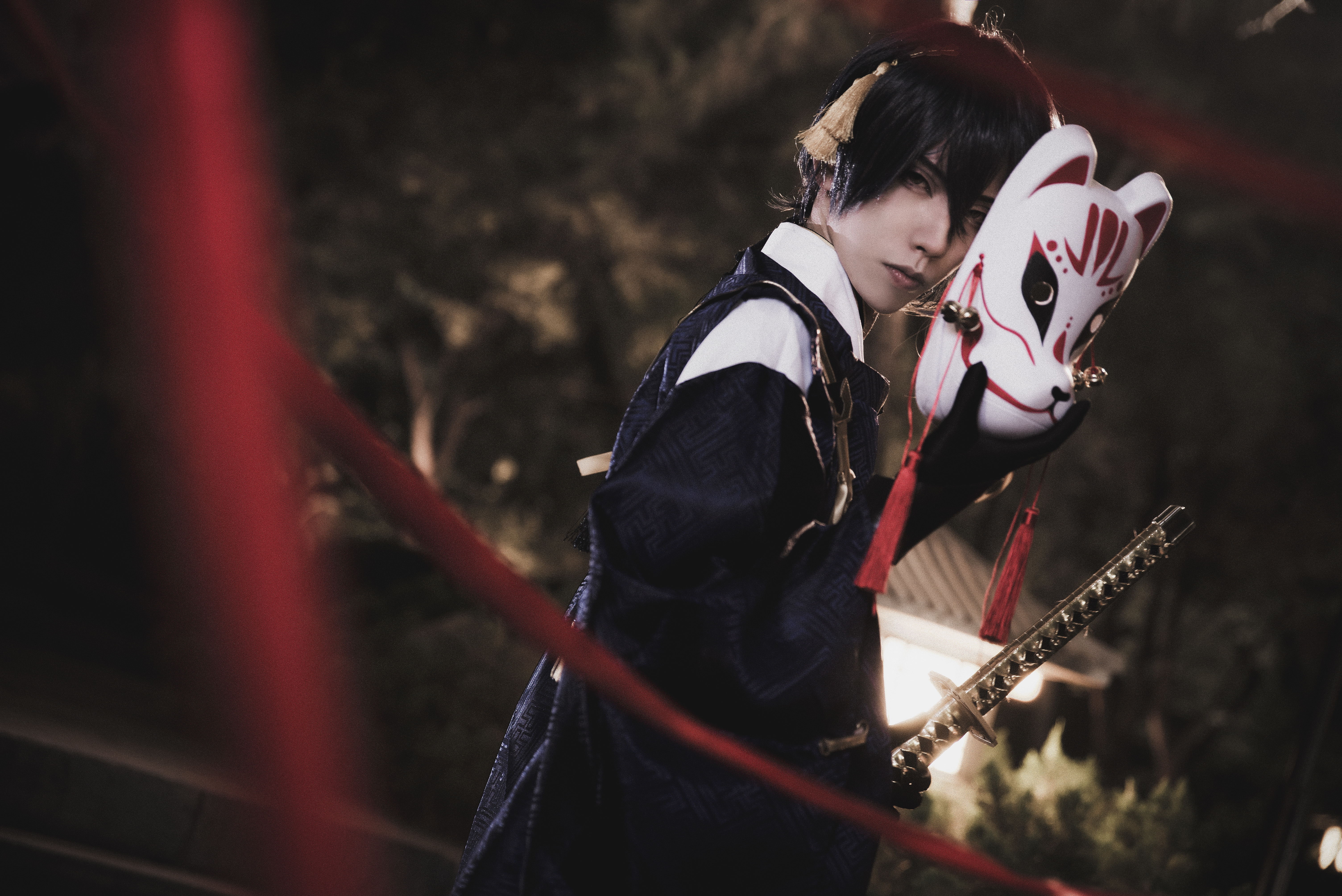 刀剑乱舞三日月宗近cosplay-二次元