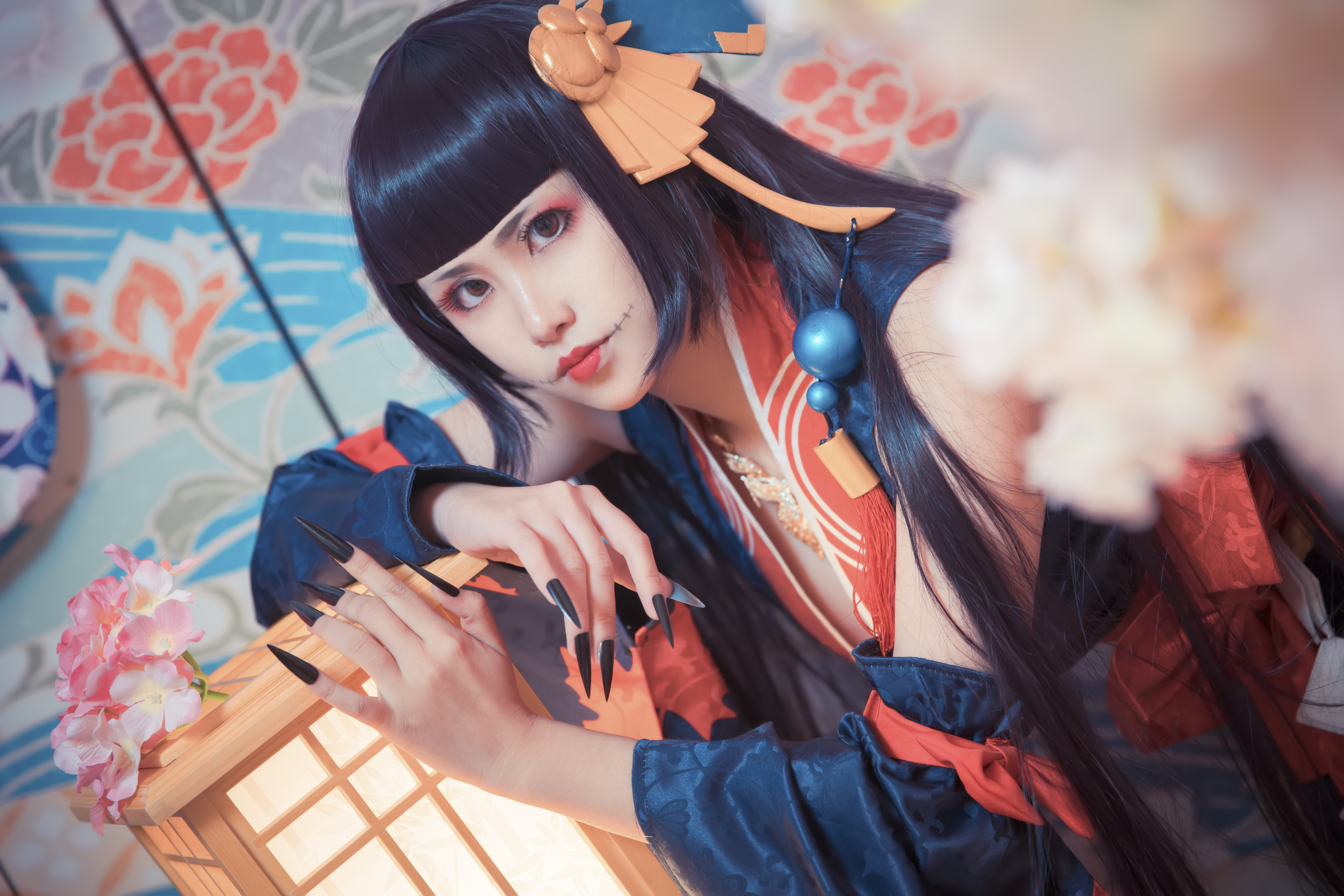 阴阳师鬼女红叶cosplay，超级美-二次元