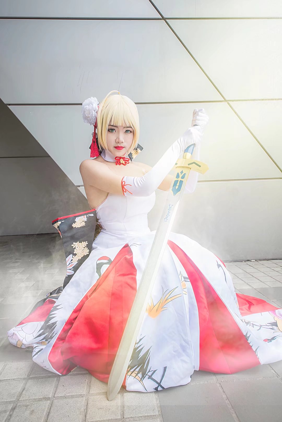 fate/stay night saber cosplay-二次元