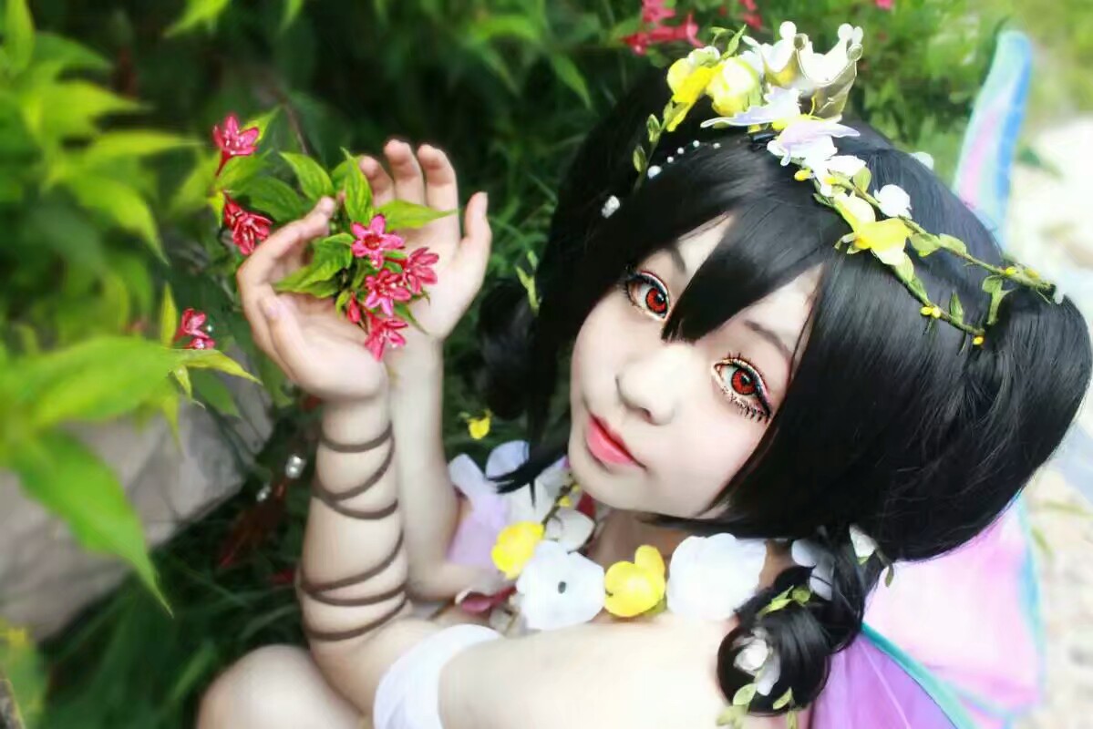 花妖觉醒妮可cosplay 好想飞起来呦，可我飞不起来-二次元