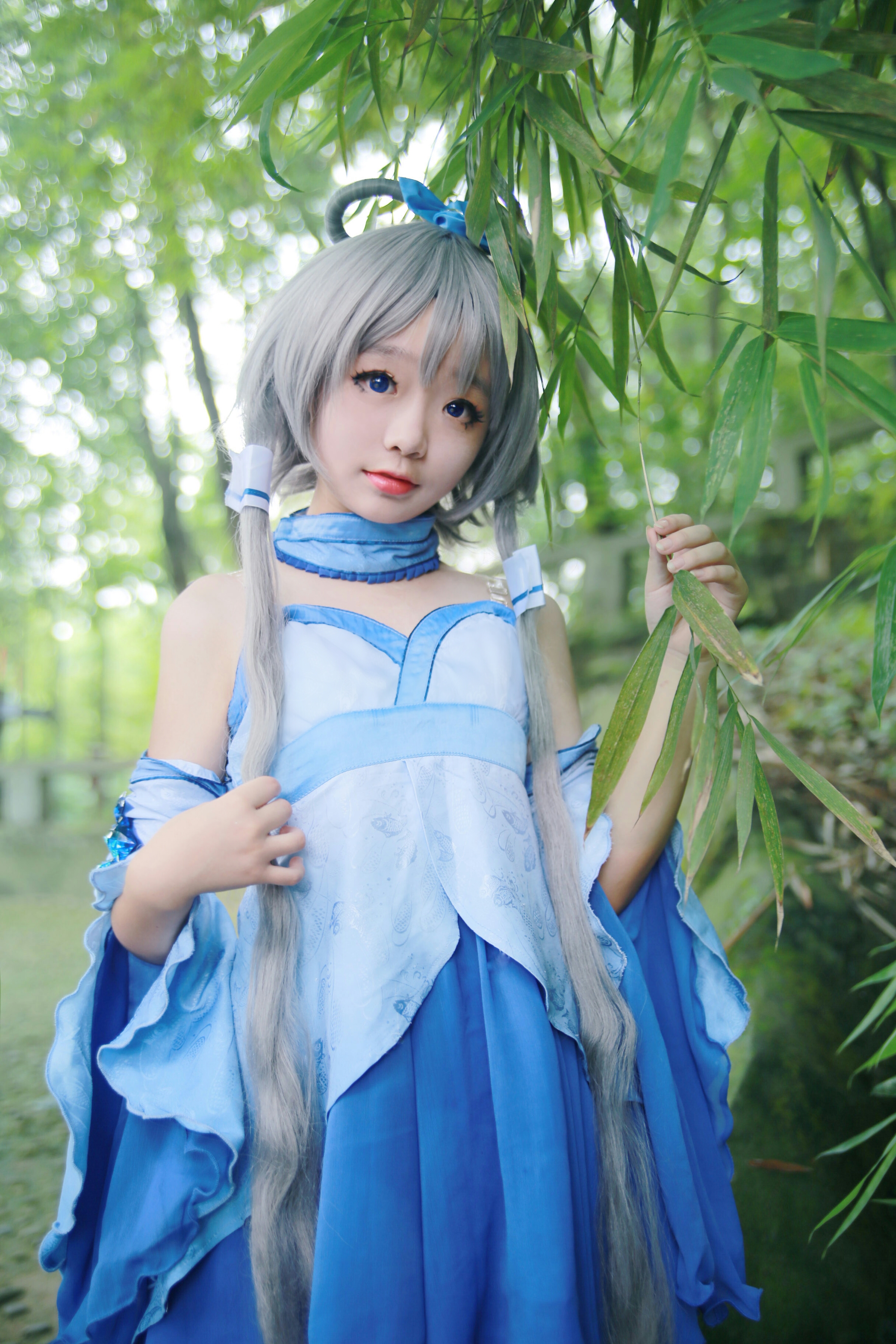 洛天依cosplay 流鱼惊鹊-二次元