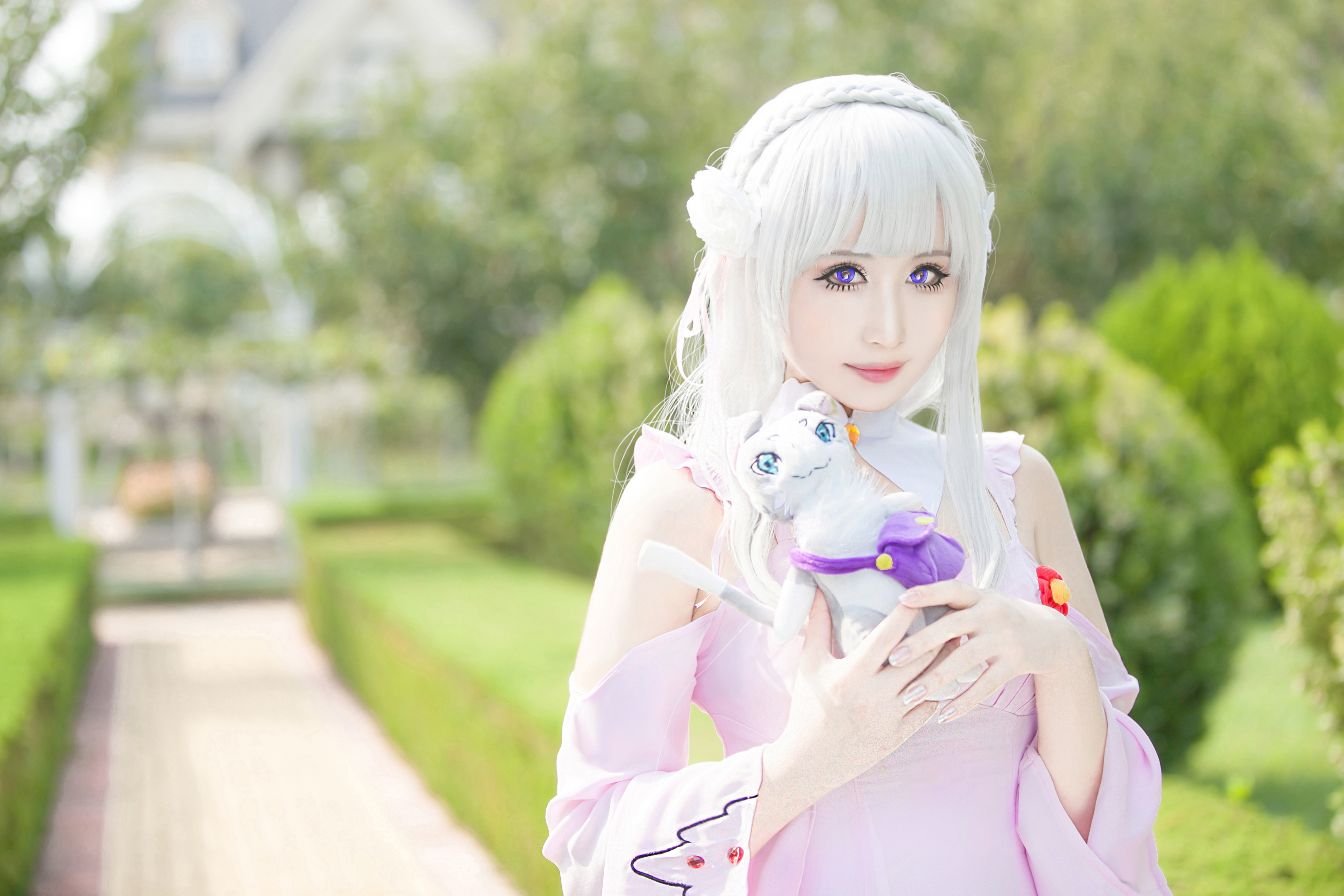 Re:从零开始的异世界生活 艾米莉娅cosplay-二次元