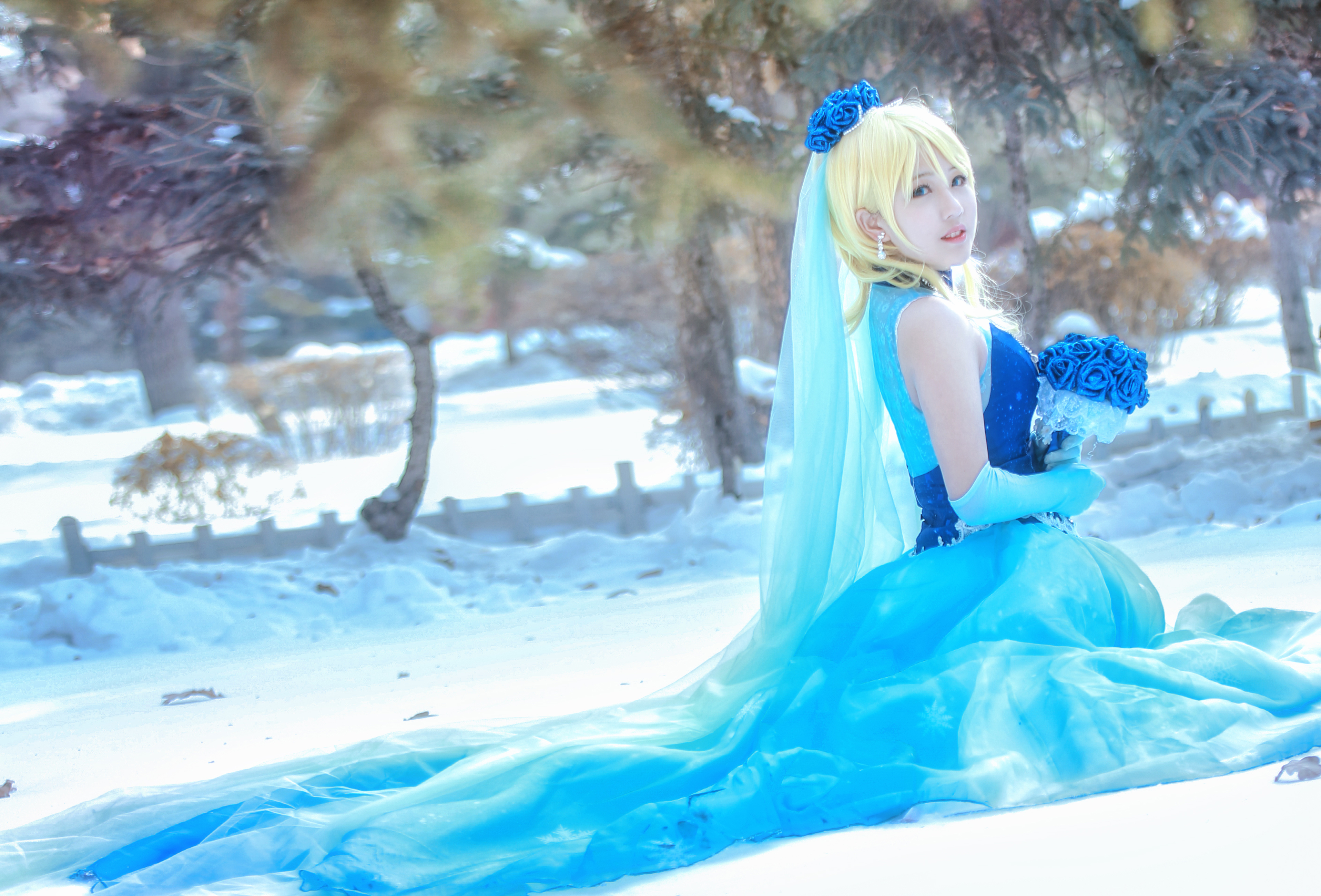 TYA事务所 LoveLive绚濑绘里雪公主Cosplay-二次元