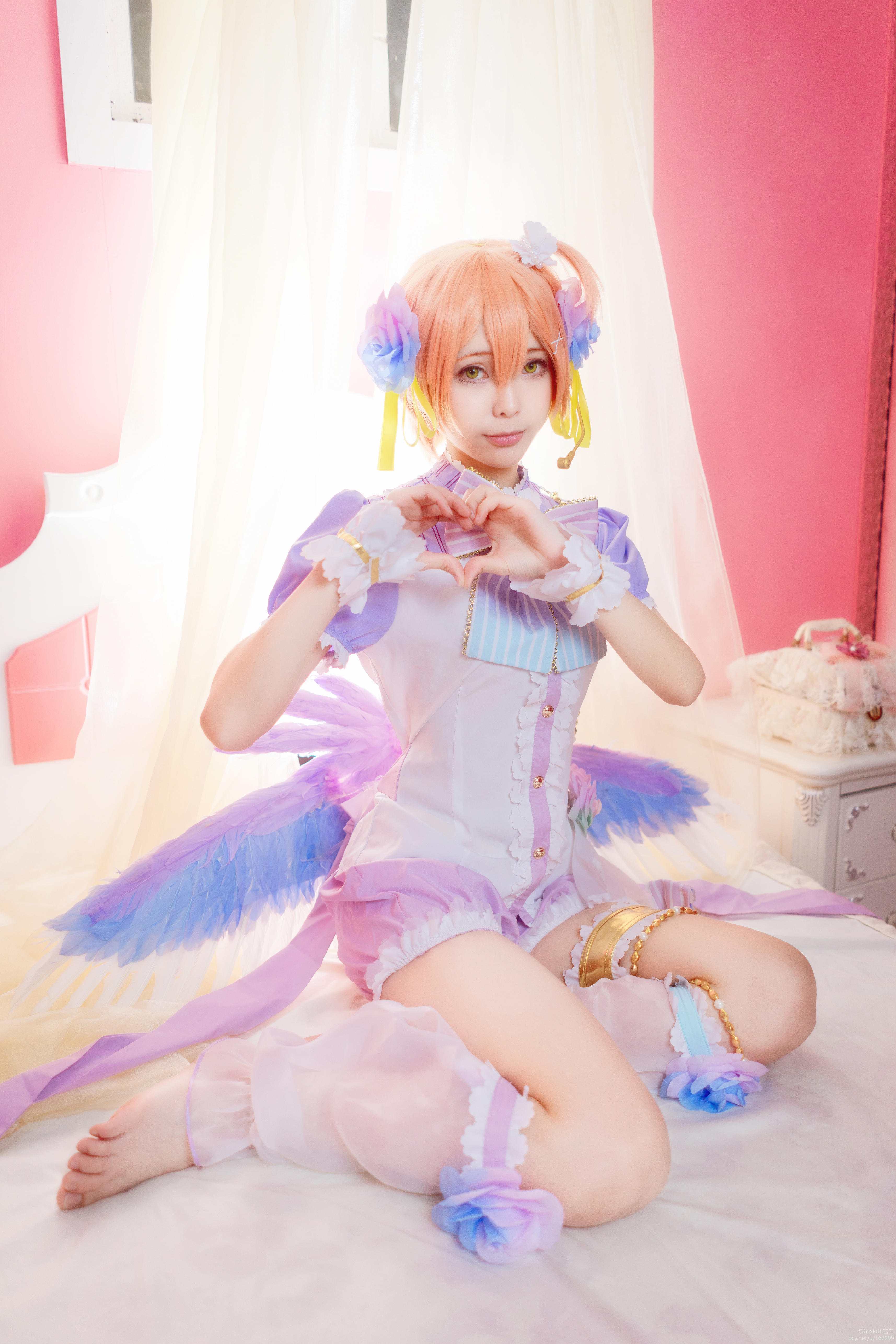 白色情人节觉醒星空凛cosplay-二次元