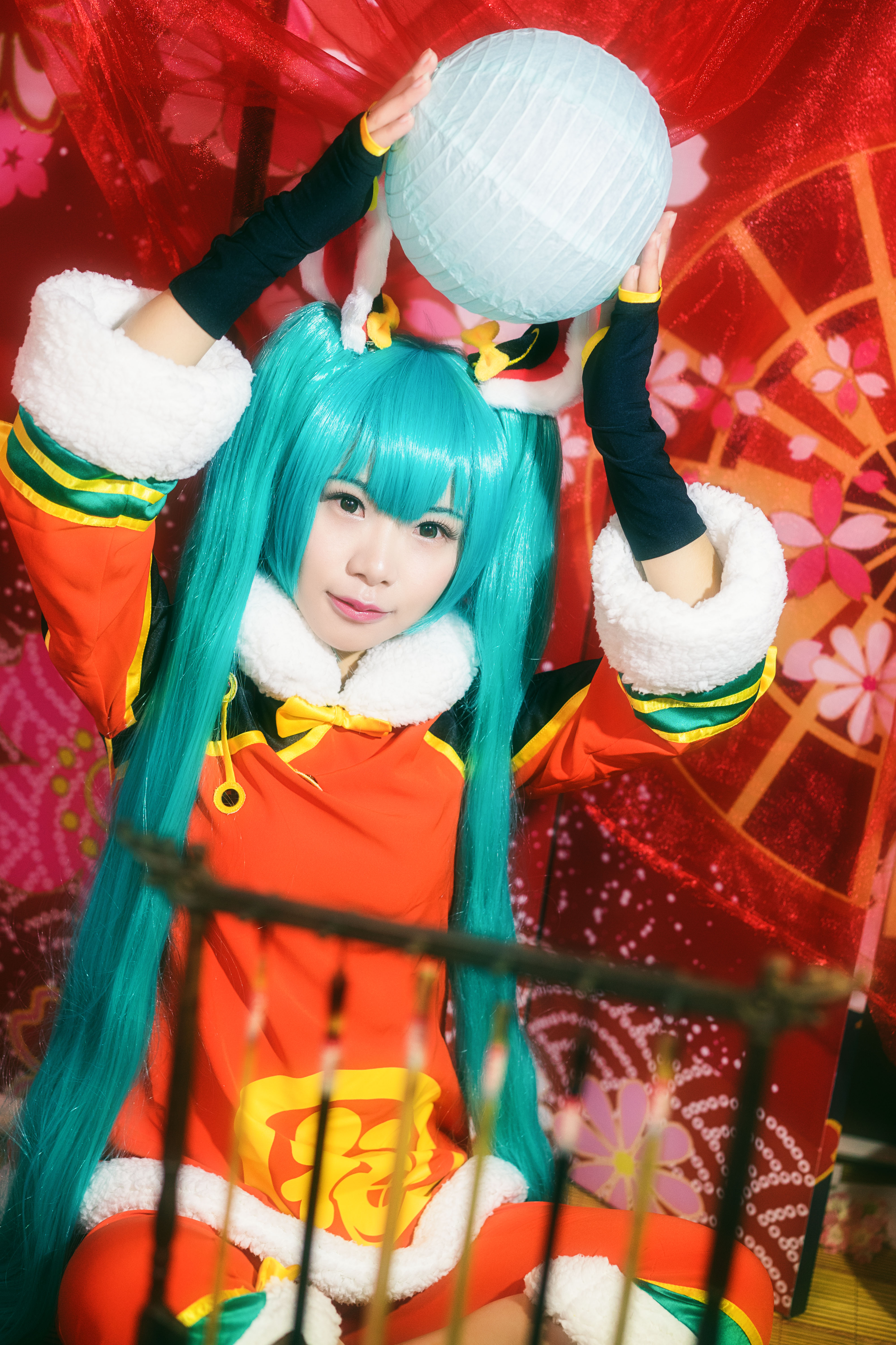 V家初音未来狮子舞cosplay-二次元