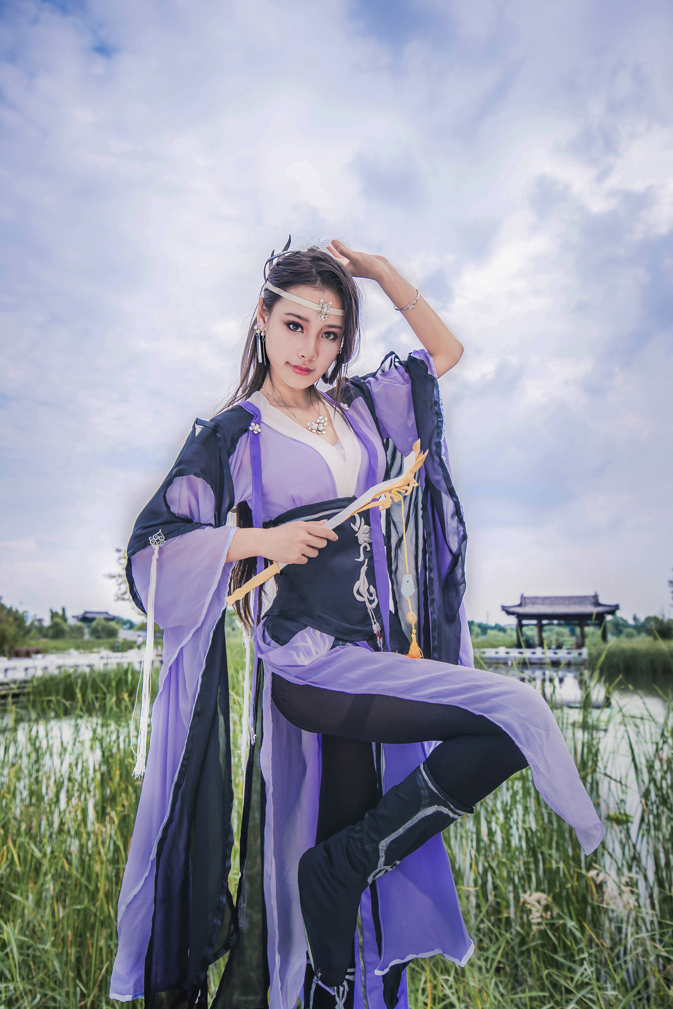 剑网三秦风万花cosplay-二次元